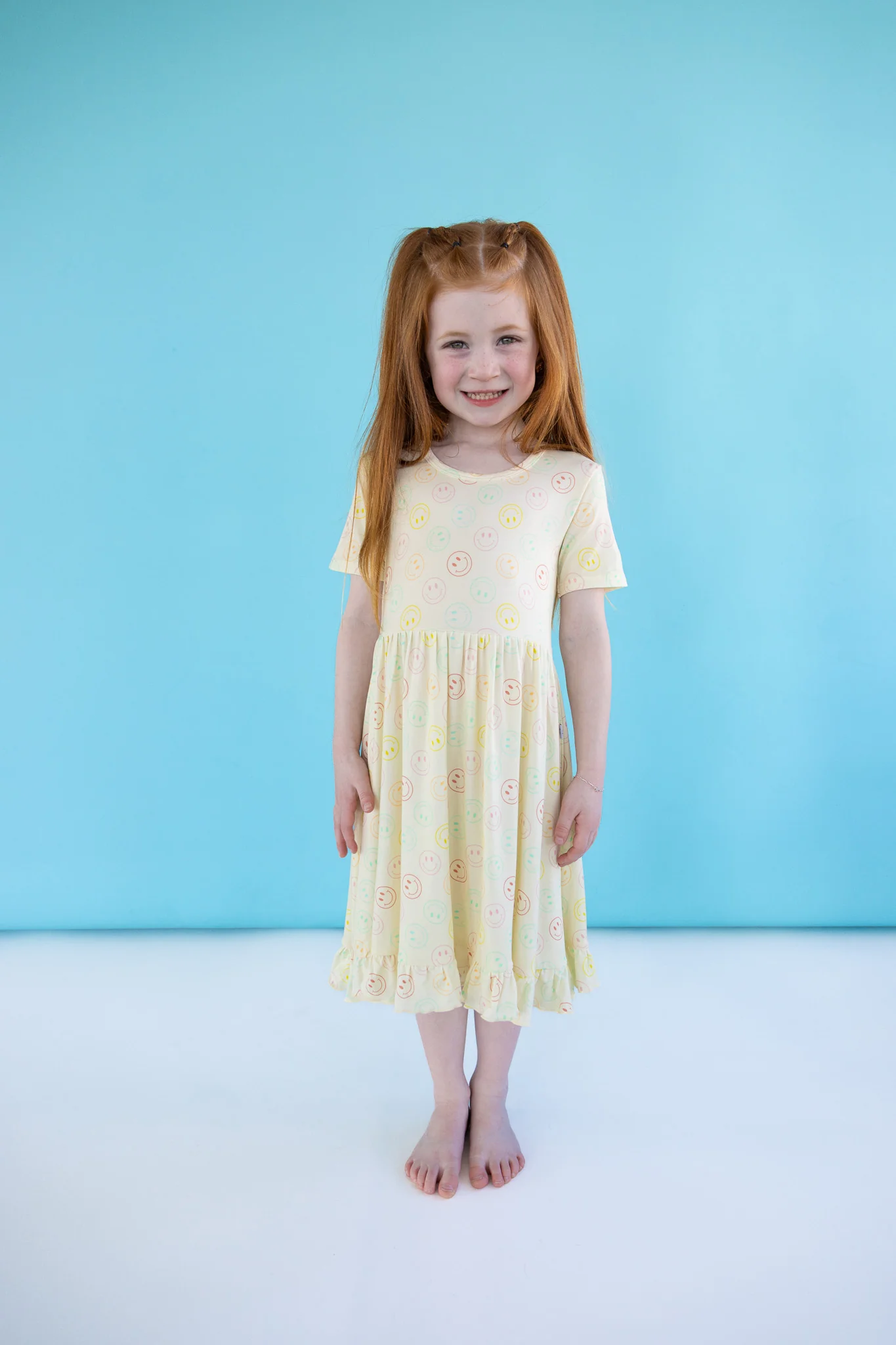 PASTEL SMILES DREAM RUFFLE DRESS - Image 8