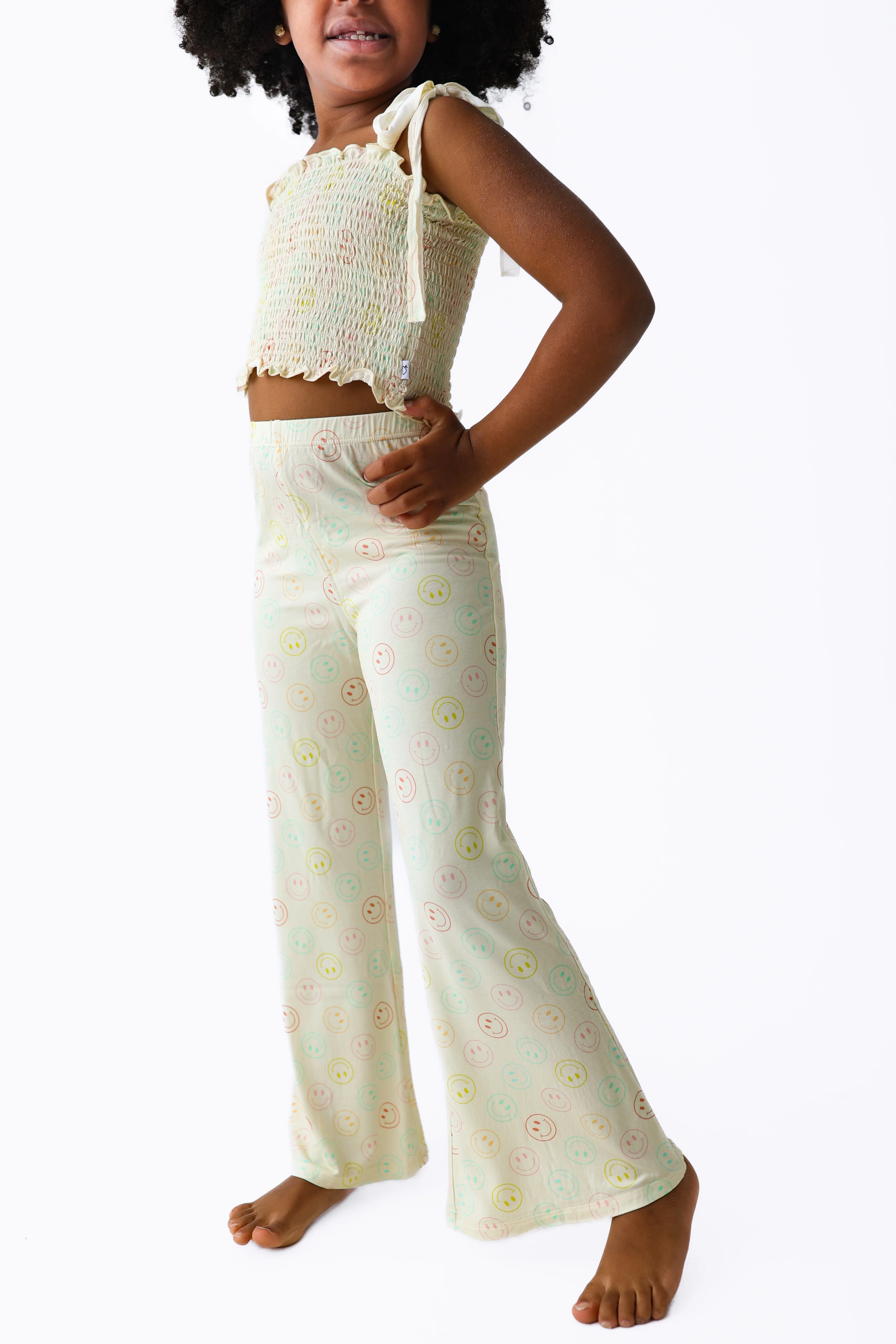 PASTEL SMILES DREAM SMOCKED FLARE SET - Image 8