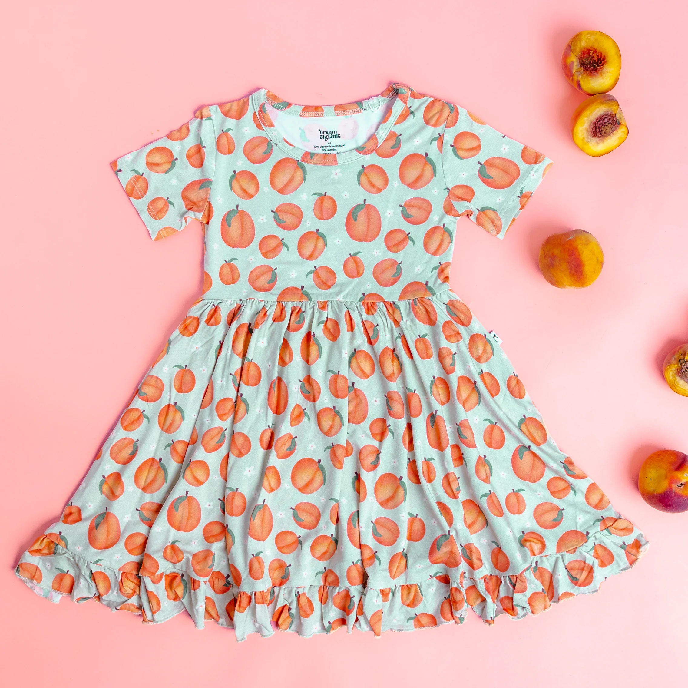 PEACHY-KEEN DREAM RUFFLE DRESS - Image 4