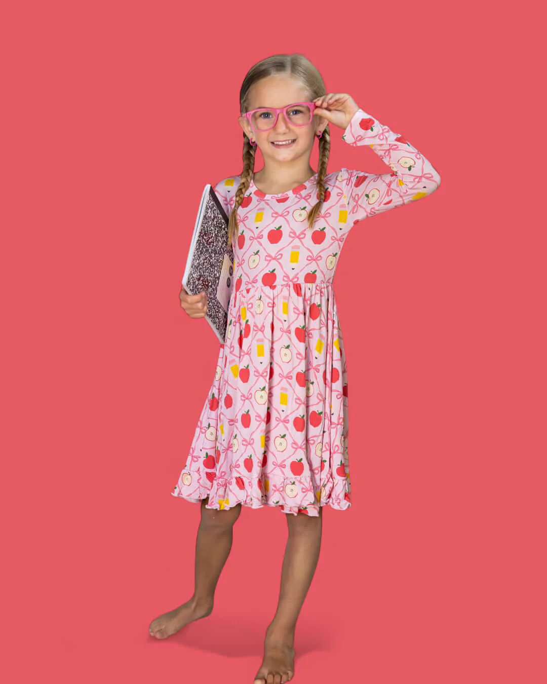PENCILS & BOWS DREAM RUFFLE DRESS