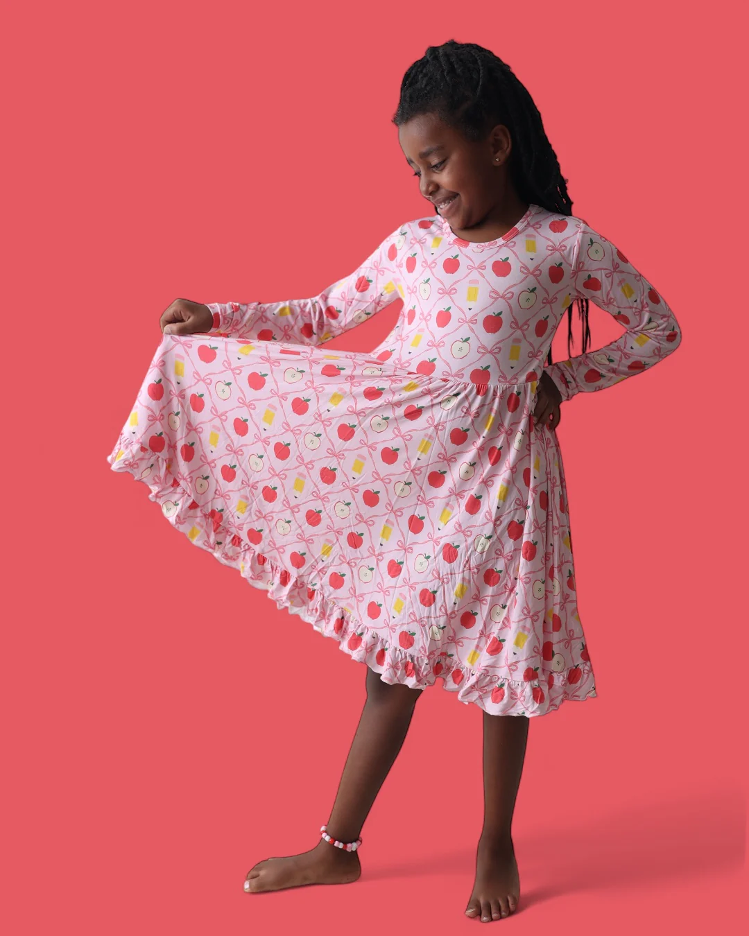 PENCILS & BOWS DREAM RUFFLE DRESS - Image 8
