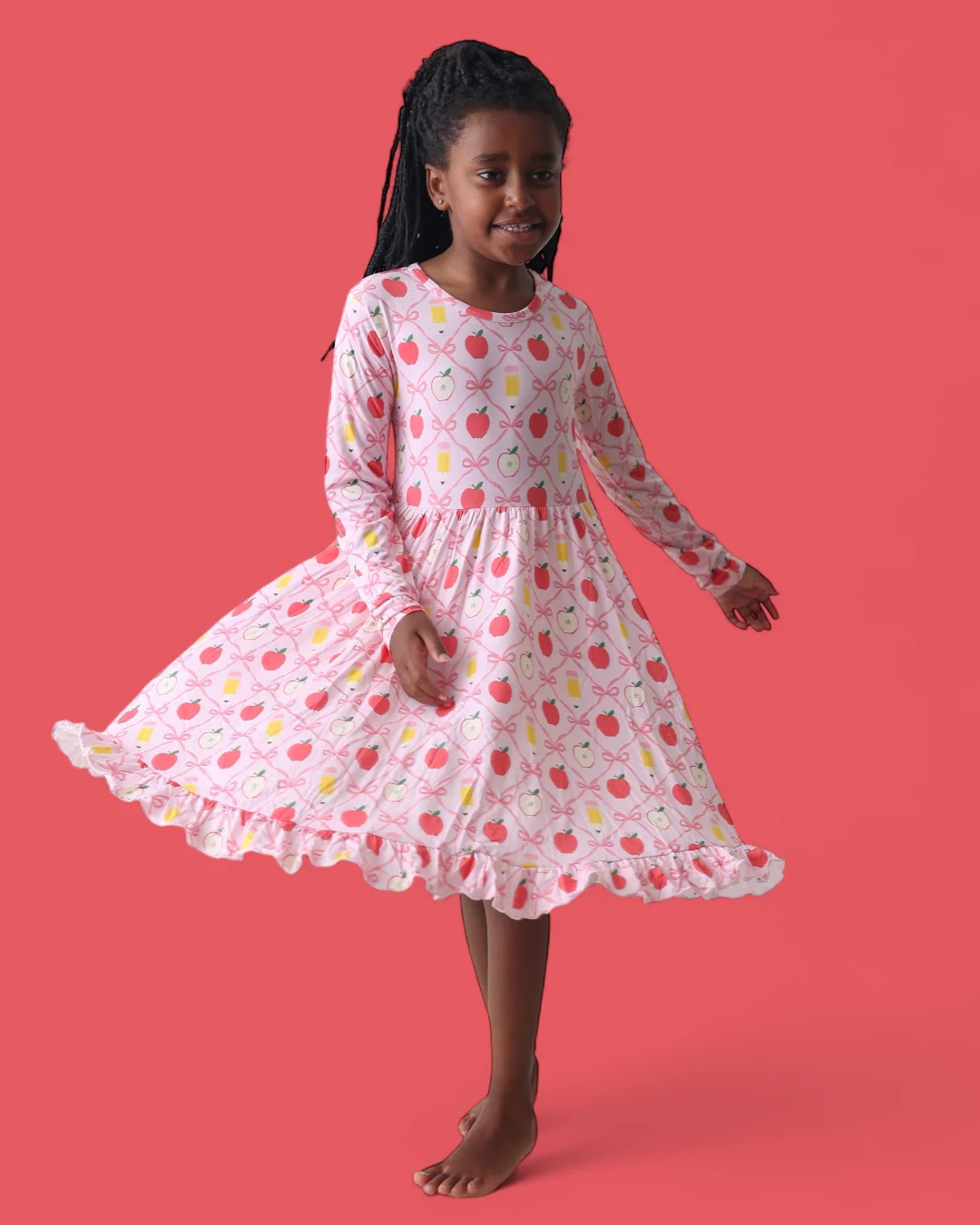 PENCILS & BOWS DREAM RUFFLE DRESS - Image 9