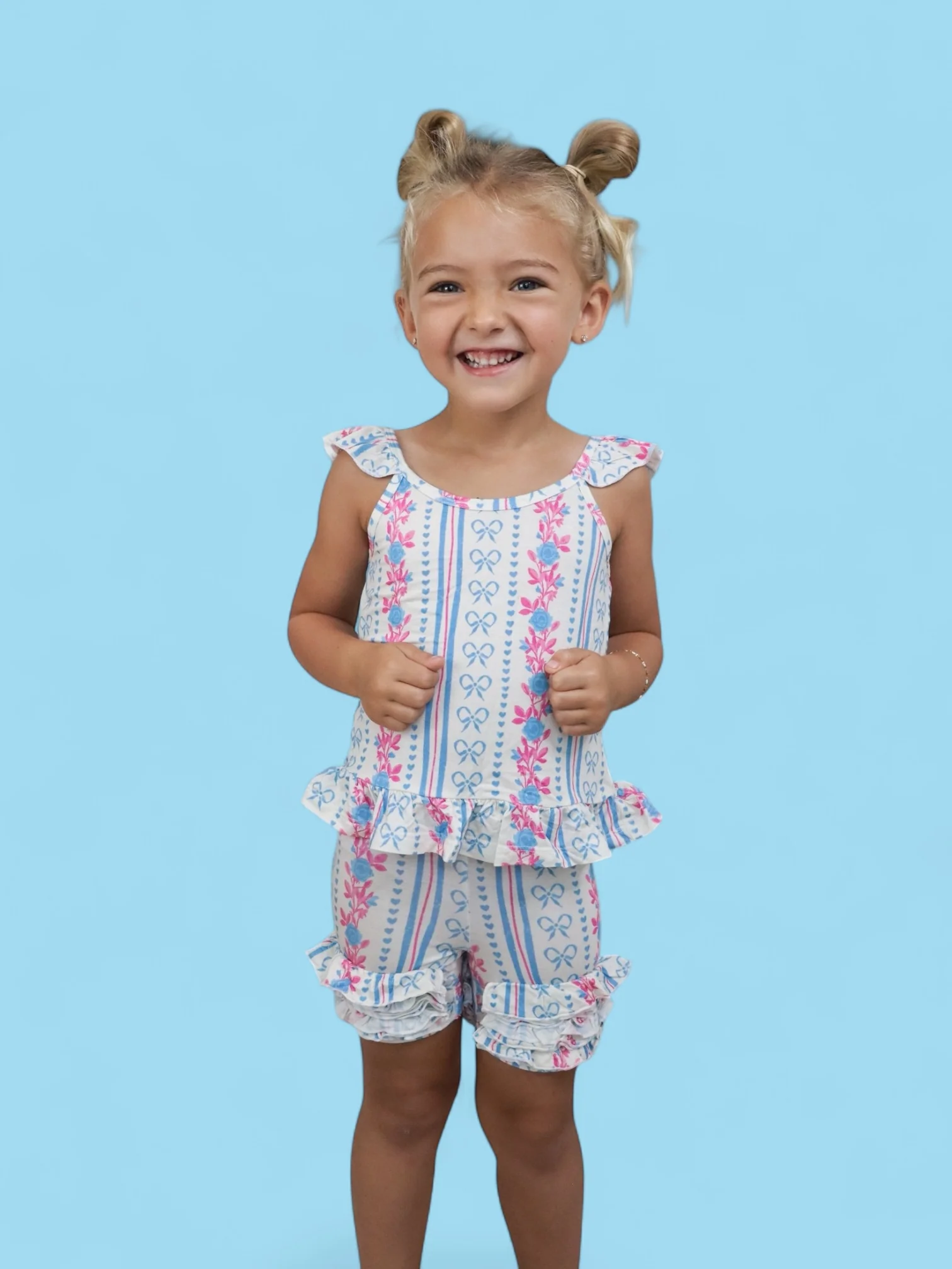 PETITE POSIE DREAM RUFFLE TANK