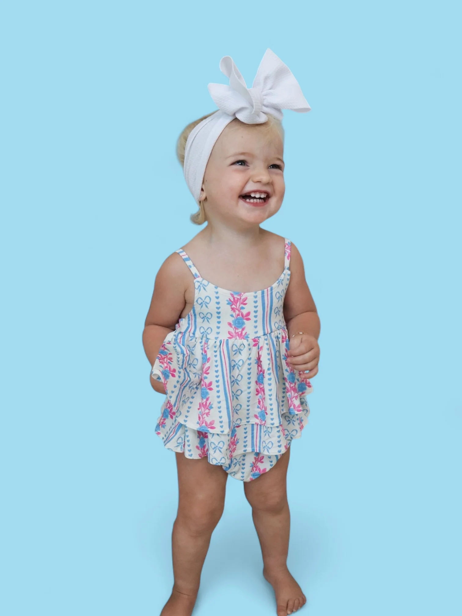 PETITE POSIE DREAM RUFFLED BUBBLE ROMPER - Image 6