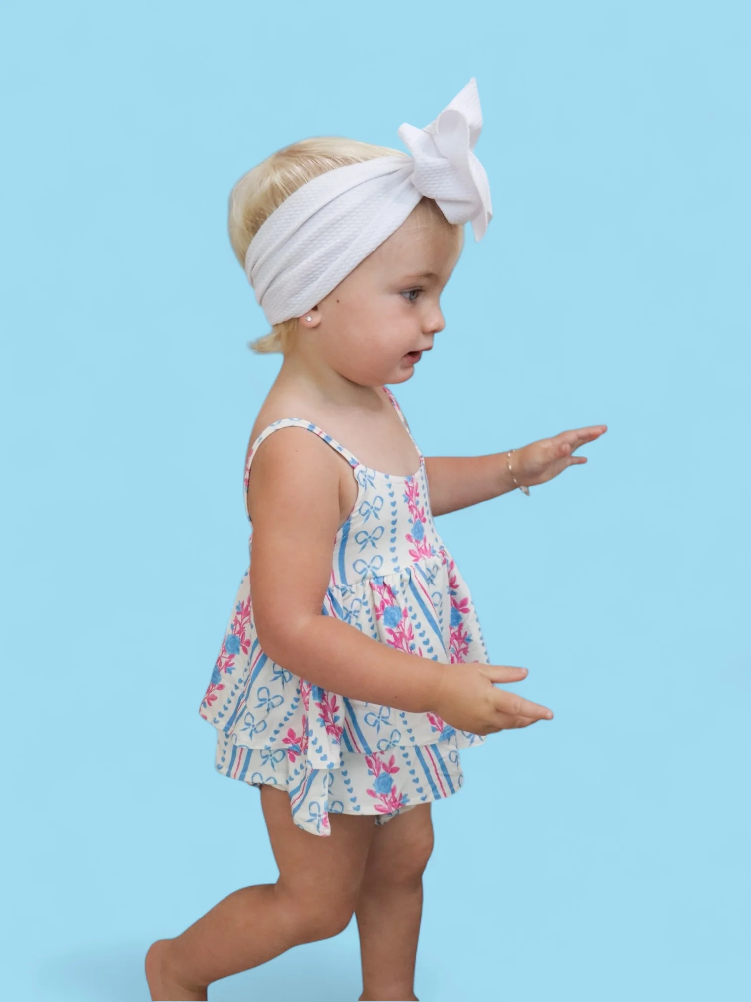 PETITE POSIE DREAM RUFFLED BUBBLE ROMPER - Image 7