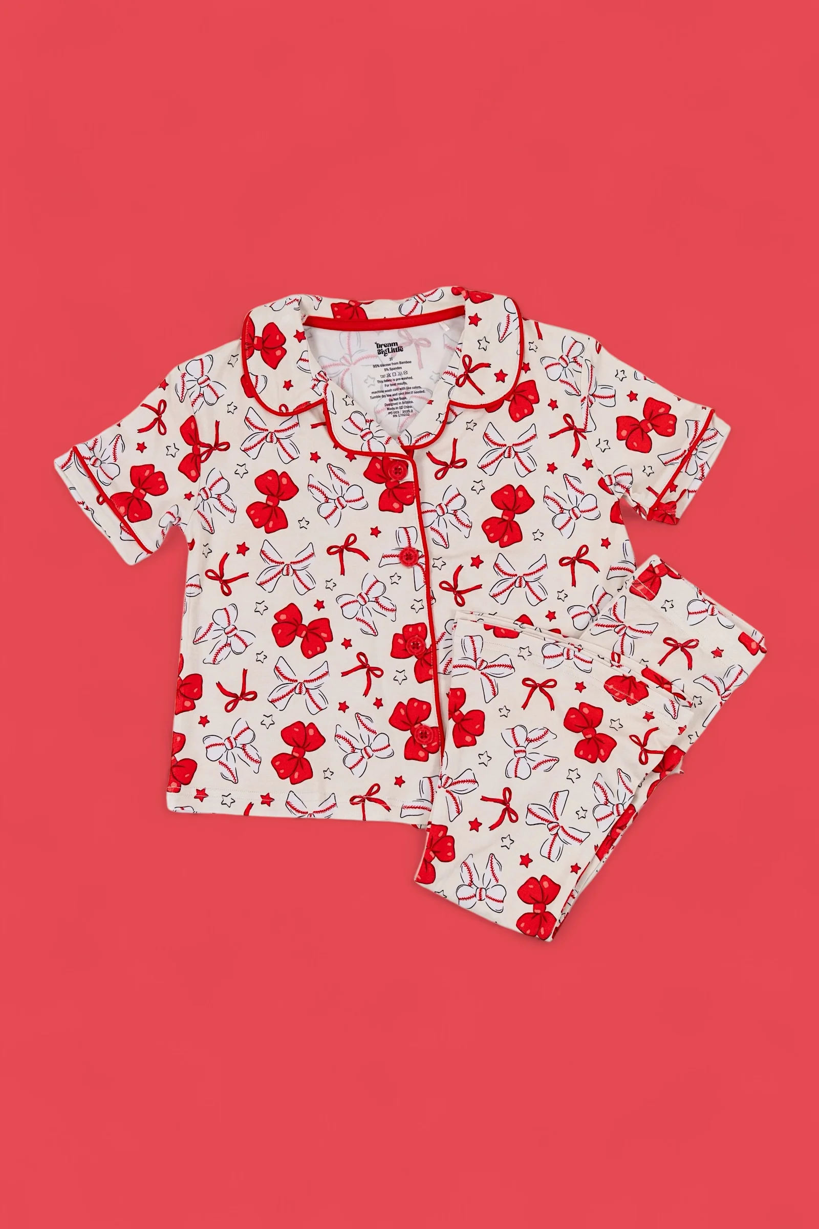 PITCH PERFECT BOWS SHORT SLEEVE DREAM GIRL'S FLARE SET - Image 2