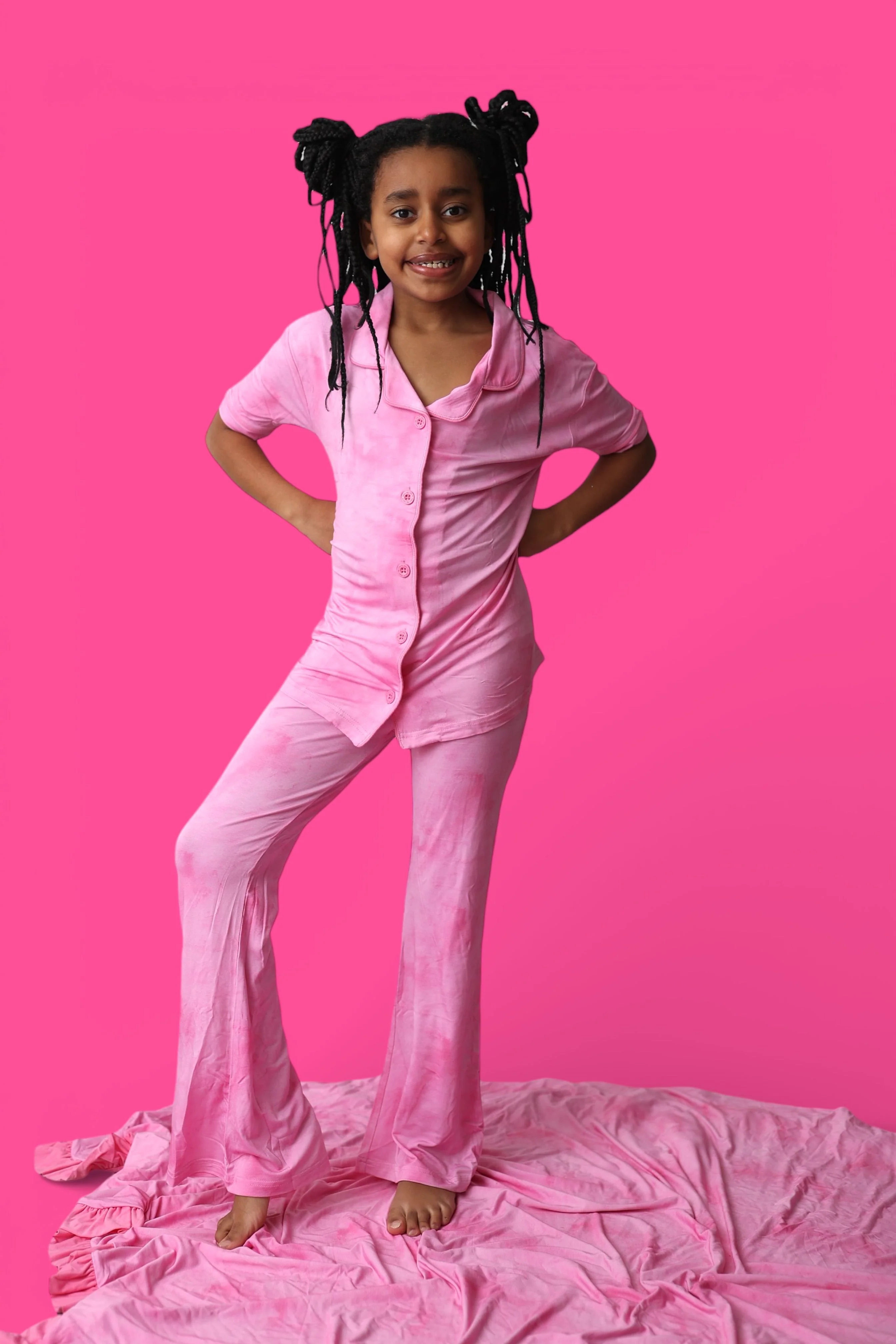 PINK DAYDREAM DREAM GIRL'S FLARE SET - Image 4