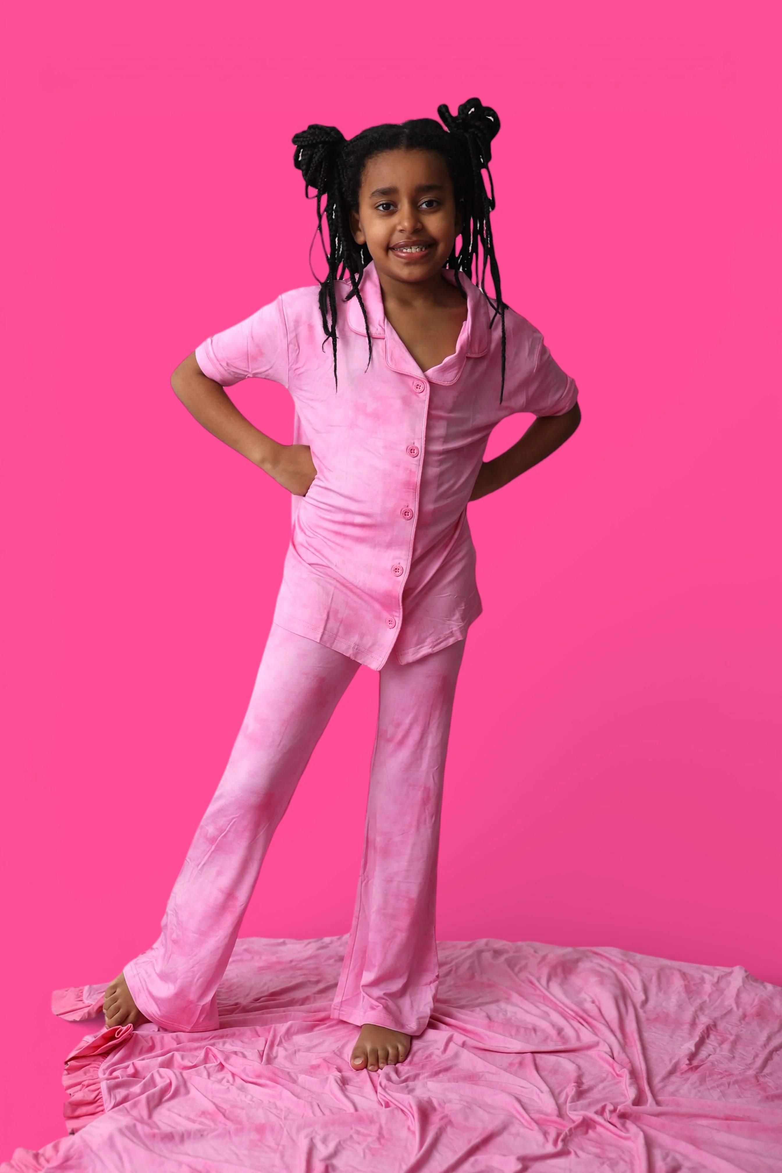 PINK DAYDREAM DREAM GIRL'S FLARE SET - Image 6