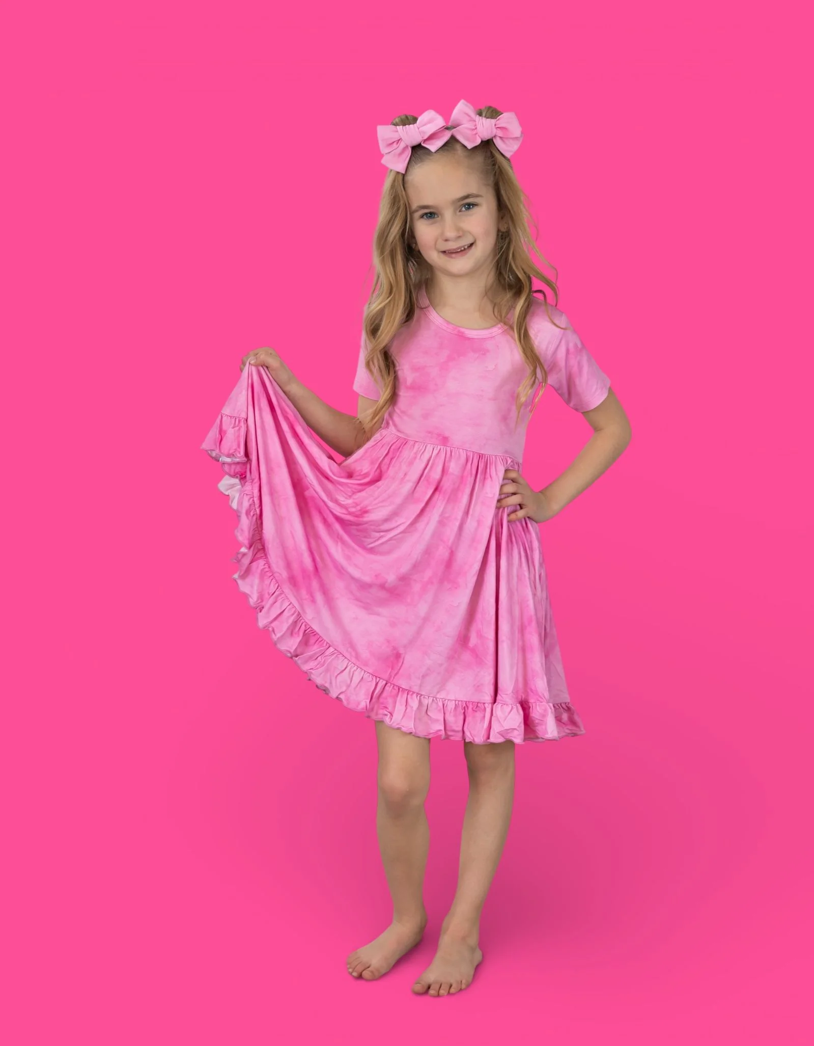 PINK DAYDREAM DREAM RUFFLE DRESS - Image 11