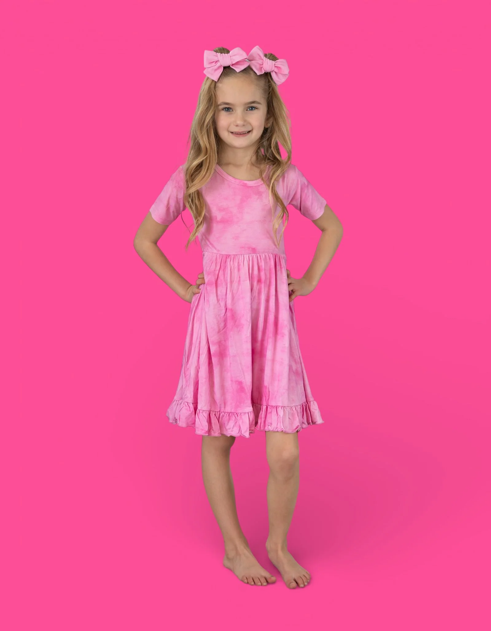 PINK DAYDREAM DREAM RUFFLE DRESS - Image 3