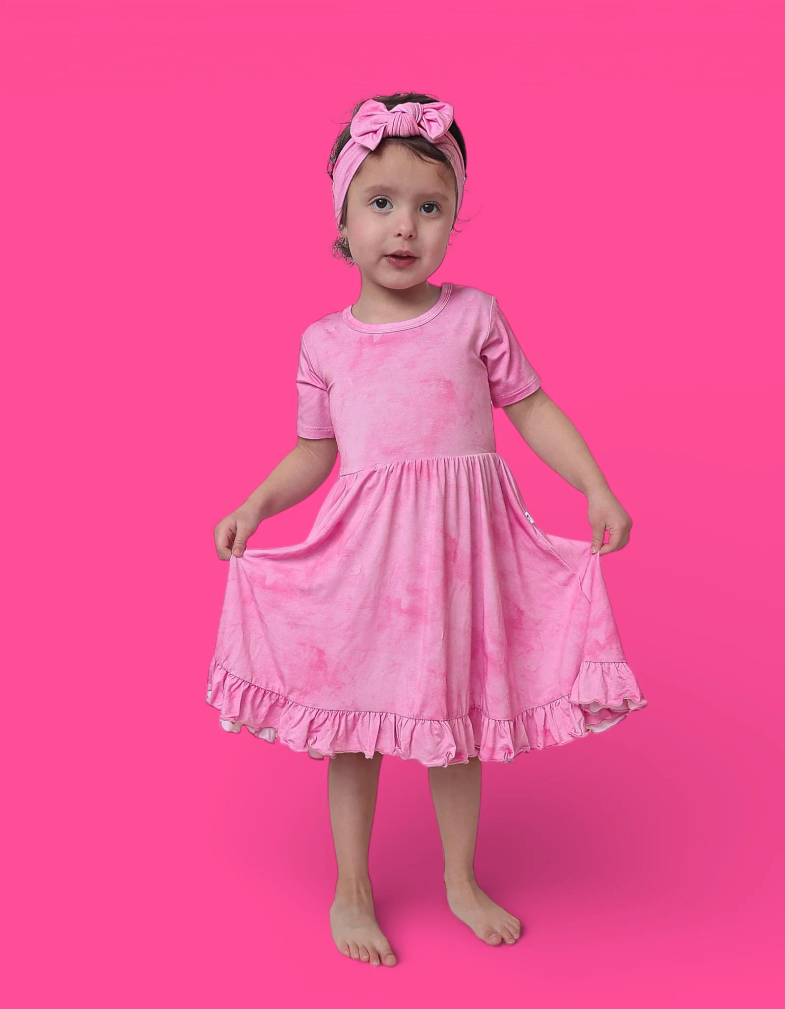 PINK DAYDREAM DREAM RUFFLE DRESS - Image 4