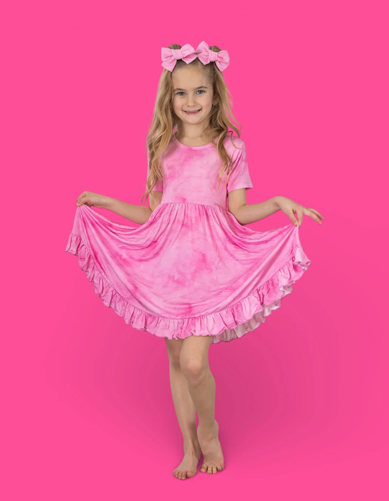 PINK DAYDREAM DREAM RUFFLE DRESS - Image 6