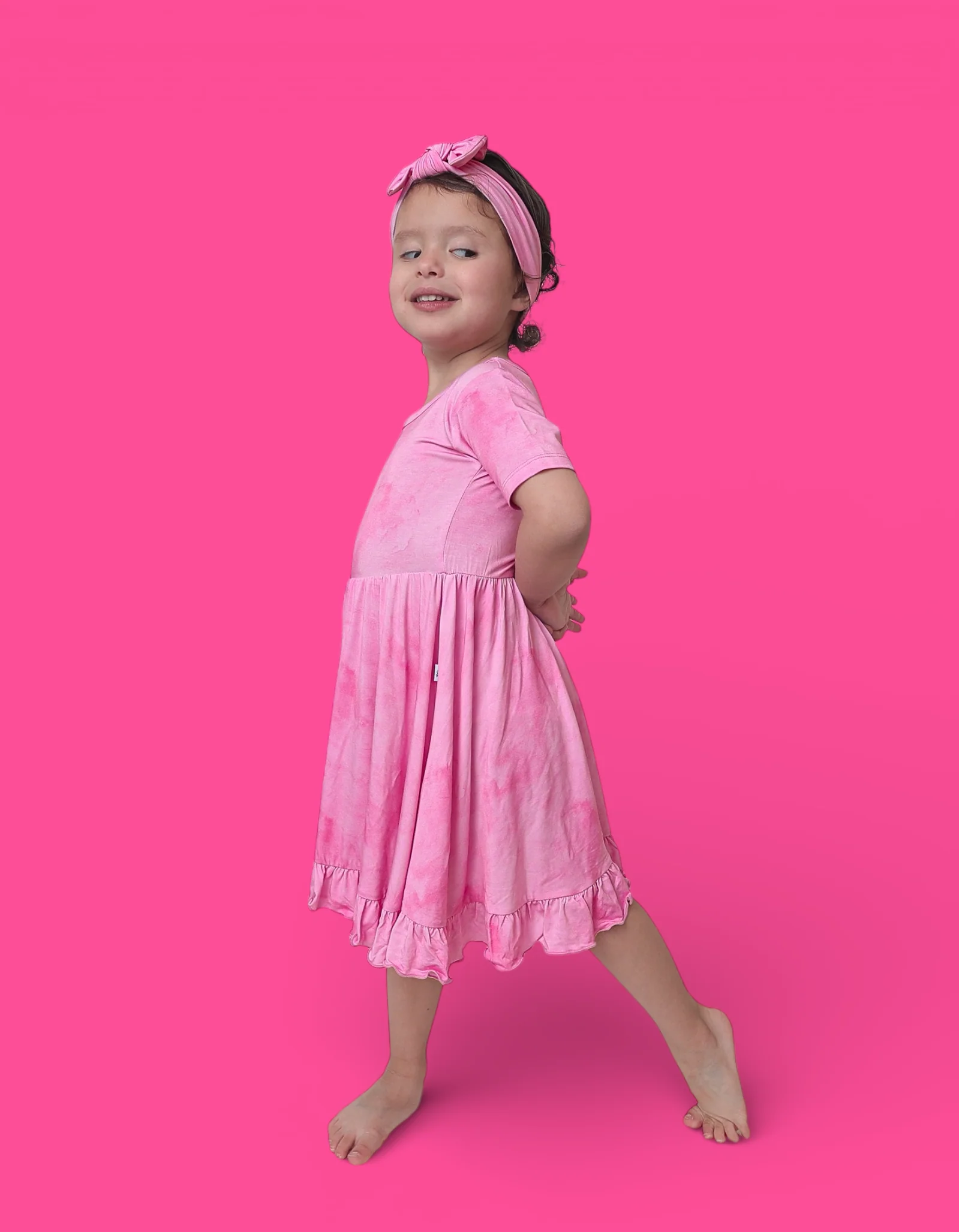 PINK DAYDREAM DREAM RUFFLE DRESS - Image 8