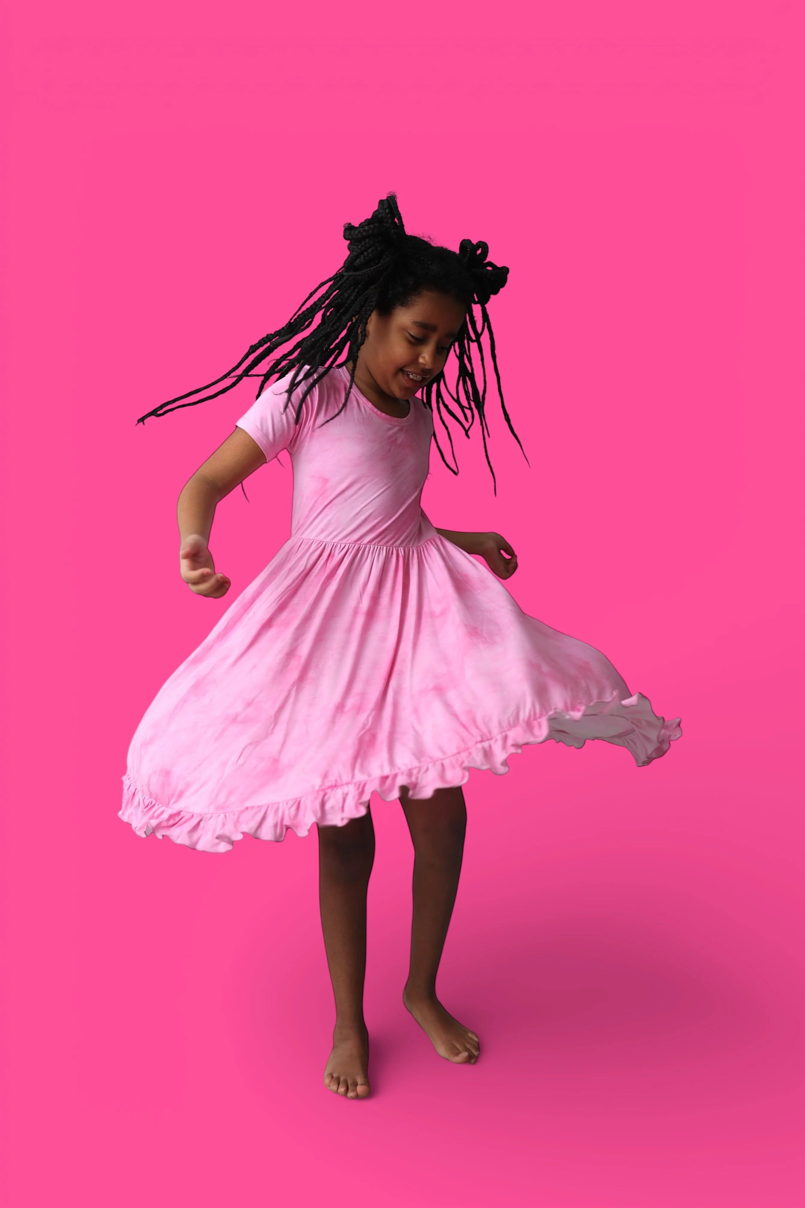 PINK DAYDREAM DREAM RUFFLE DRESS - Image 9