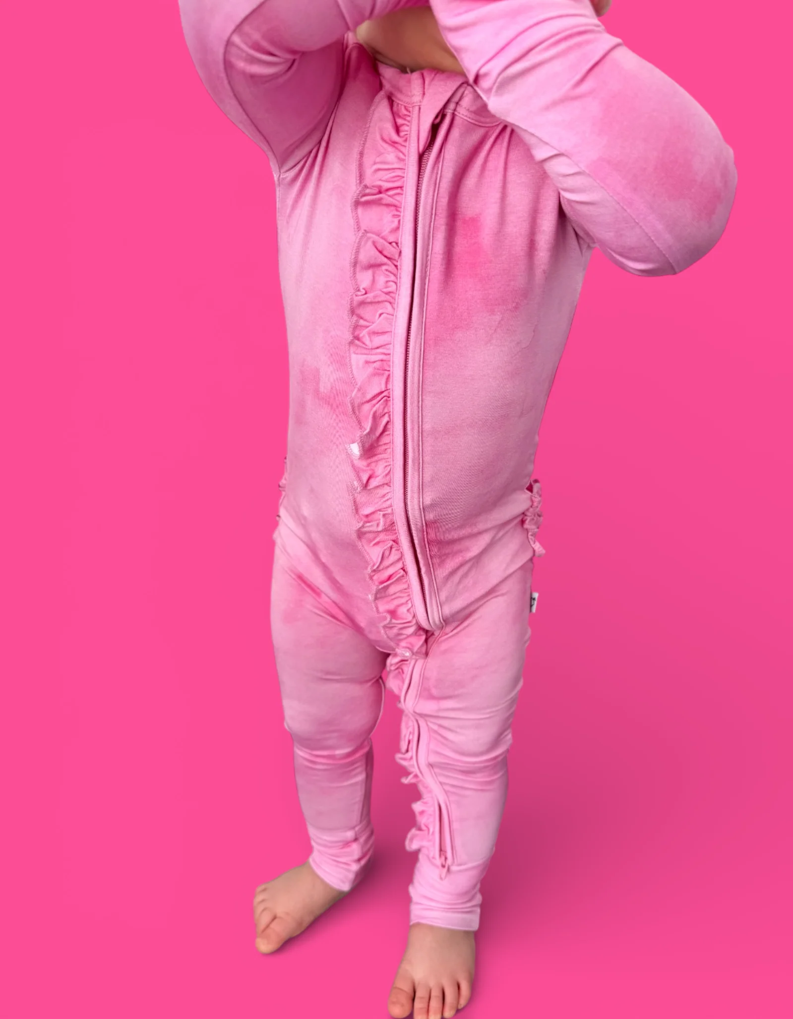 PINK DAYDREAM DREAM RUFFLE ROMPER - Image 11