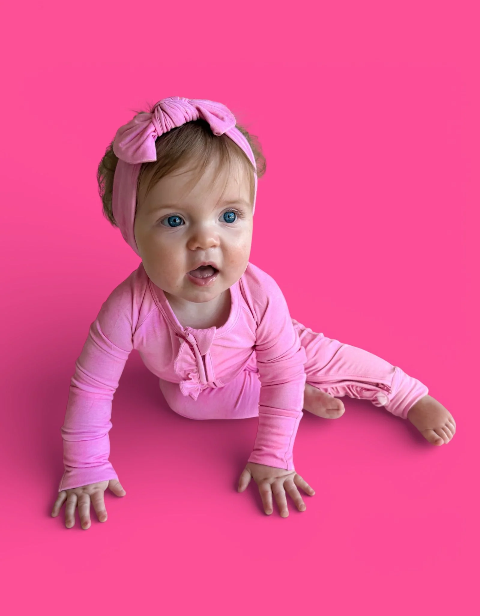 PINK DAYDREAM DREAM RUFFLE ROMPER - Image 12