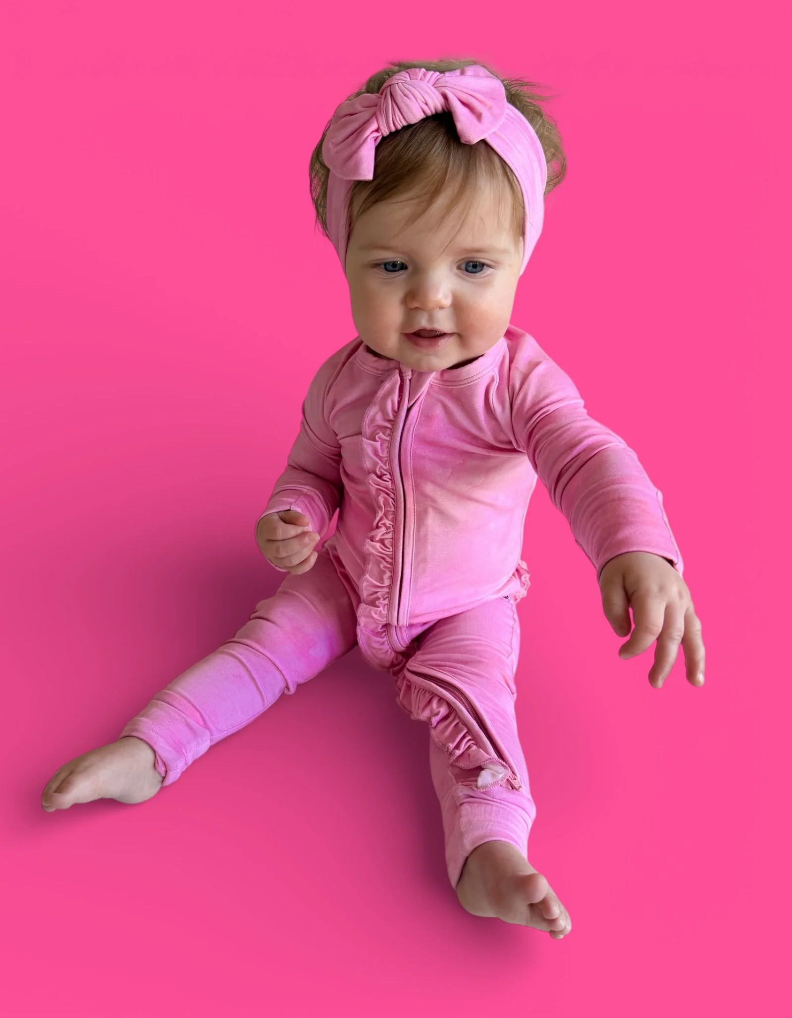 PINK DAYDREAM DREAM RUFFLE ROMPER - Image 14