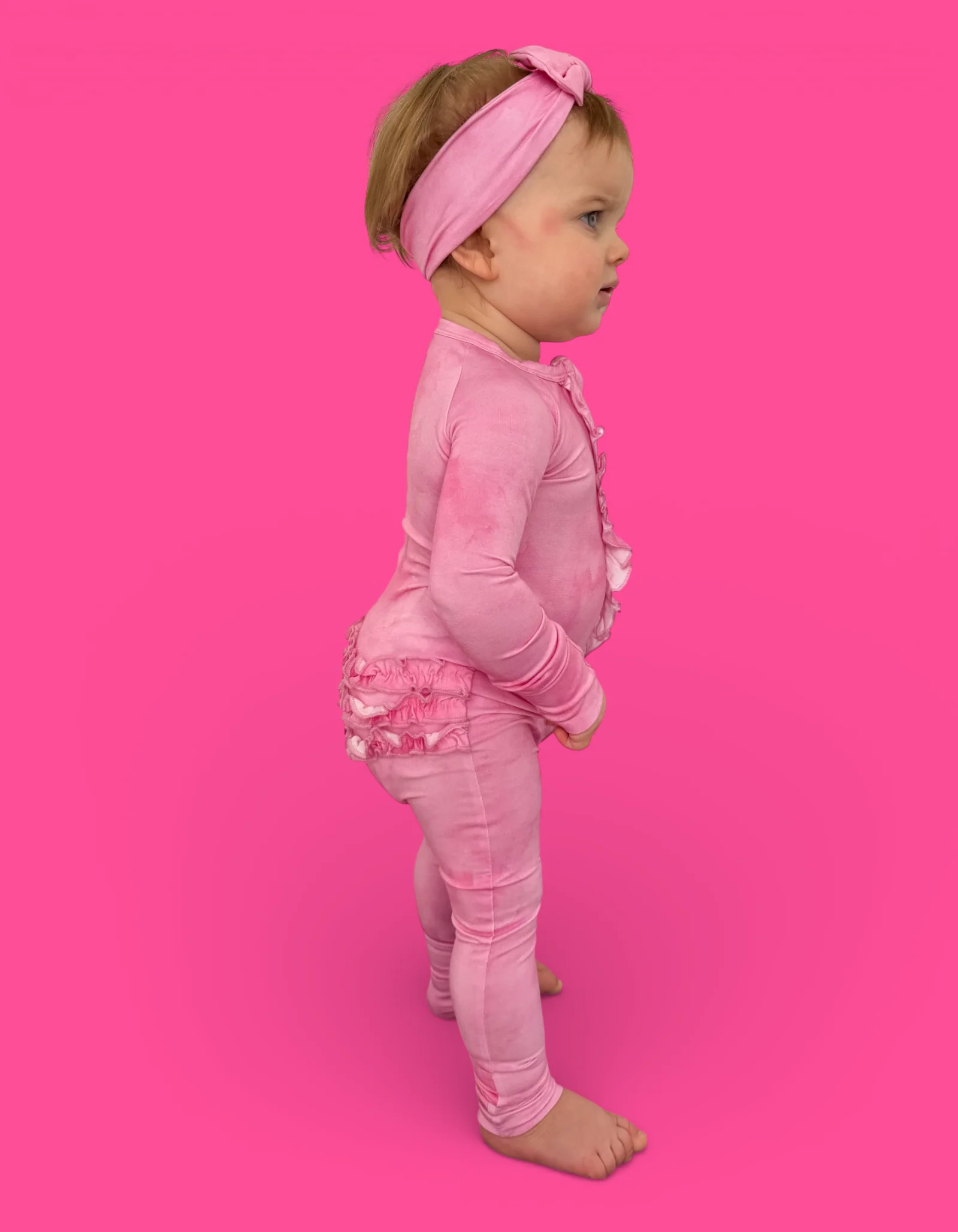 PINK DAYDREAM DREAM RUFFLE ROMPER - Image 17