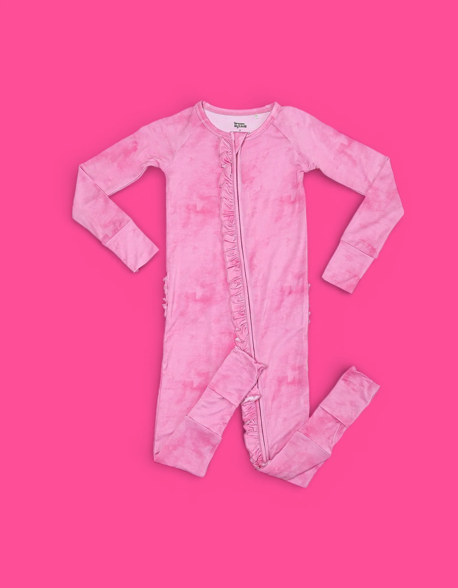 PINK DAYDREAM DREAM RUFFLE ROMPER - Image 2