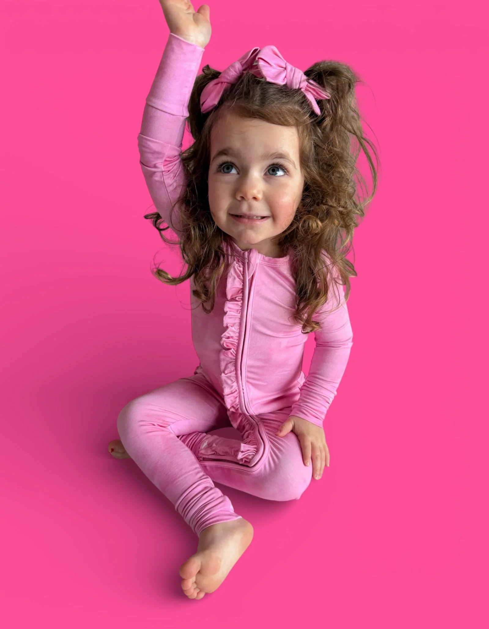 PINK DAYDREAM DREAM RUFFLE ROMPER - Image 7