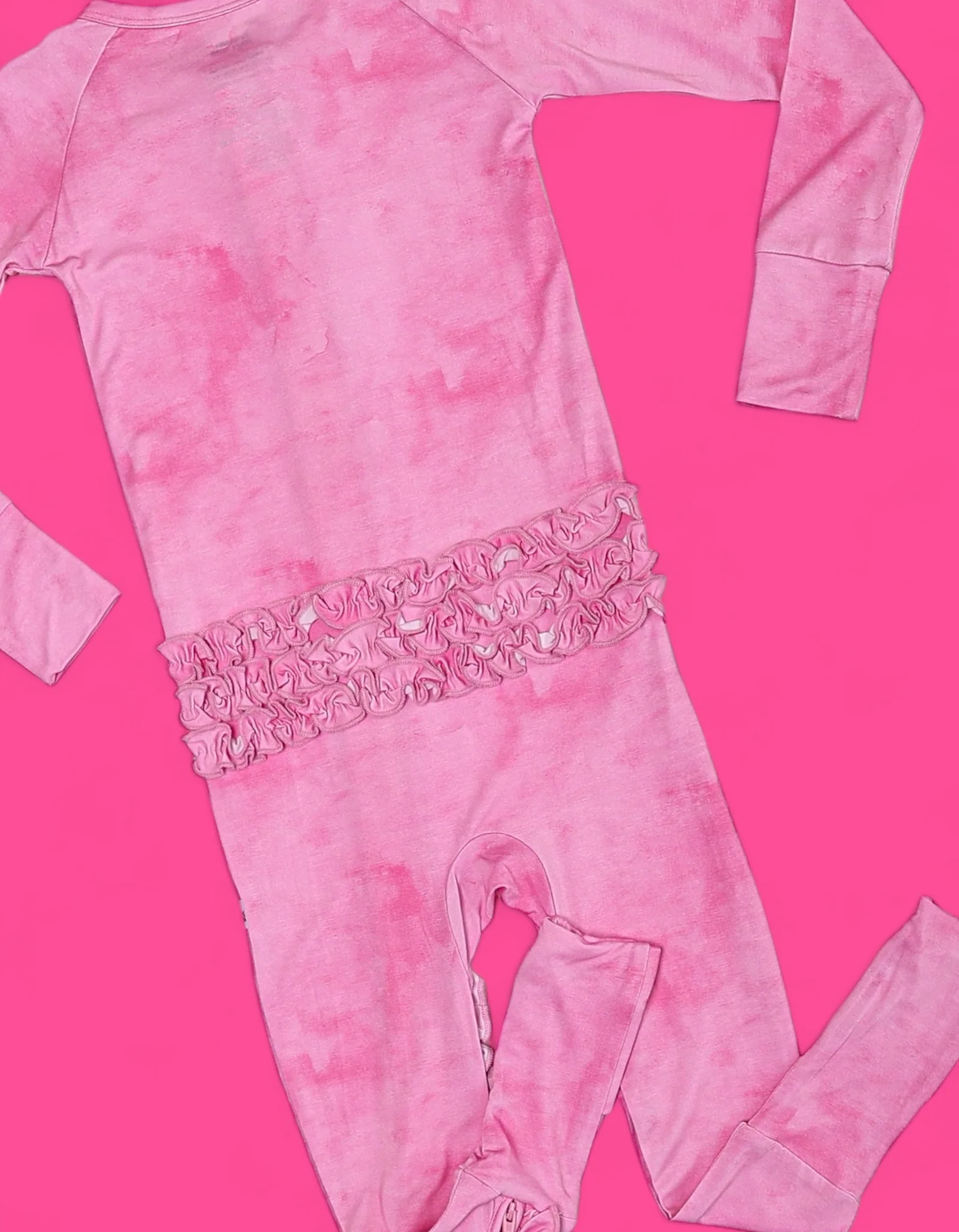 PINK DAYDREAM DREAM RUFFLE ROMPER - Image 8