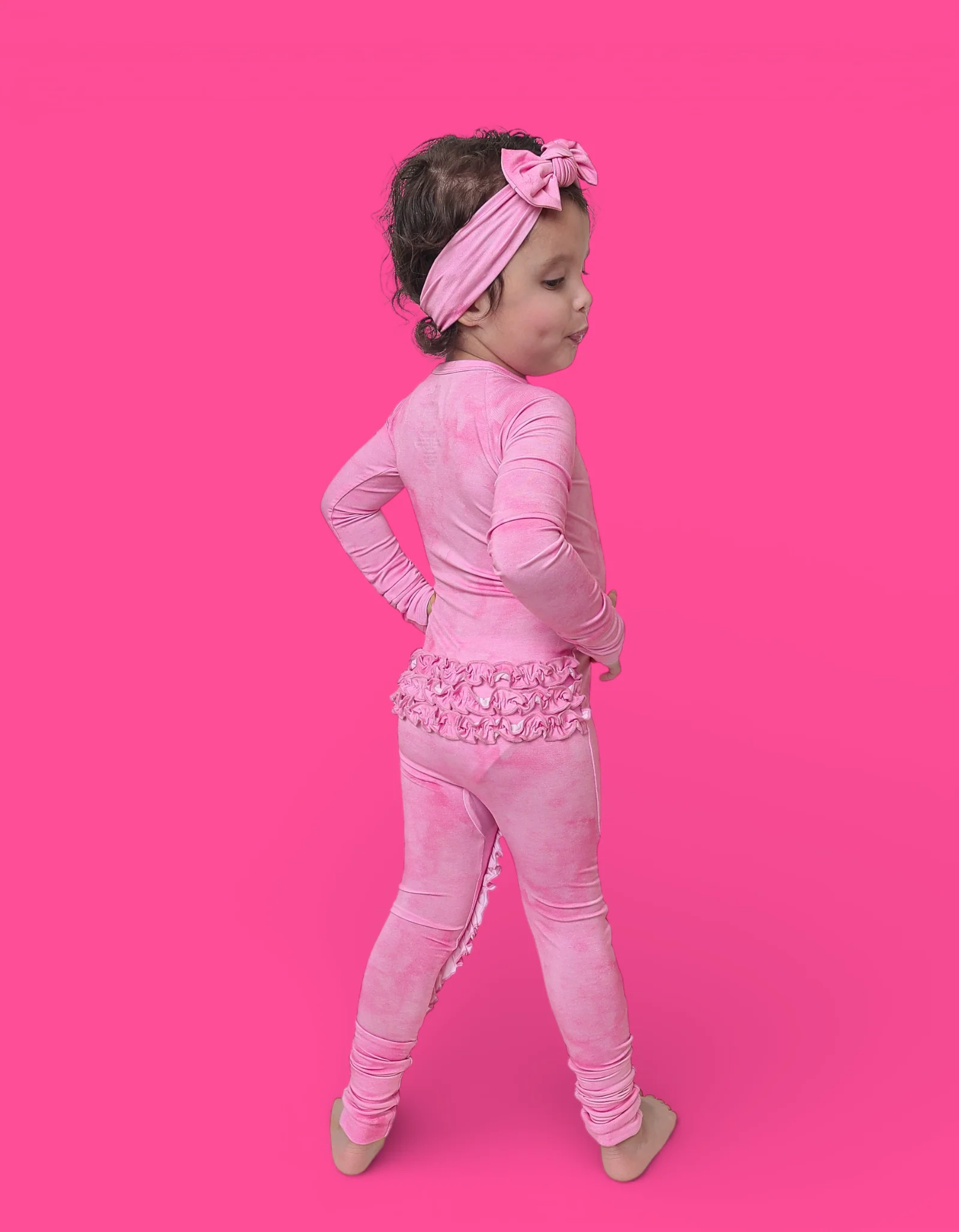 PINK DAYDREAM DREAM RUFFLE ROMPER - Image 9