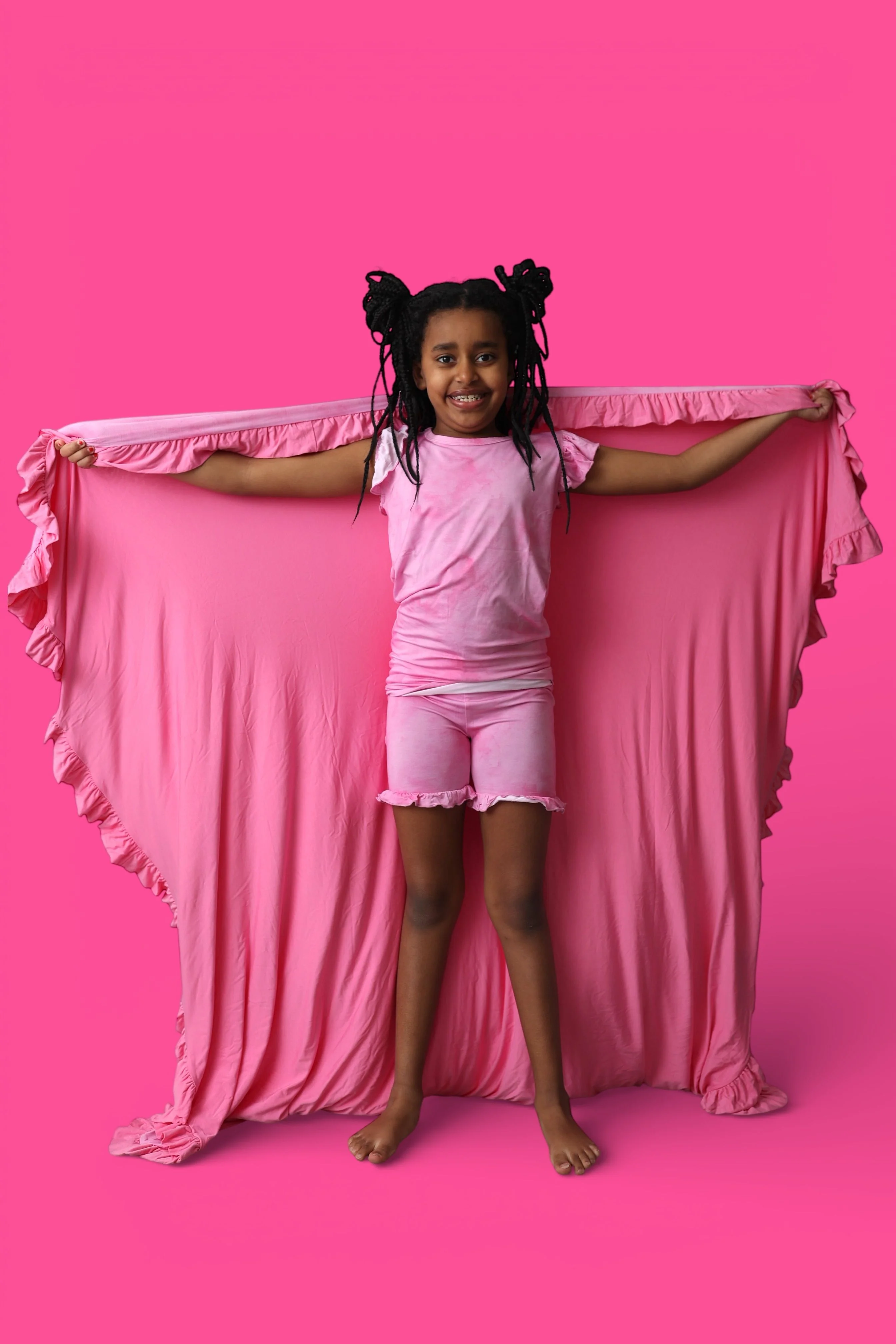 PINK DAYDREAM DREAM RUFFLE SHORT SET - Image 14