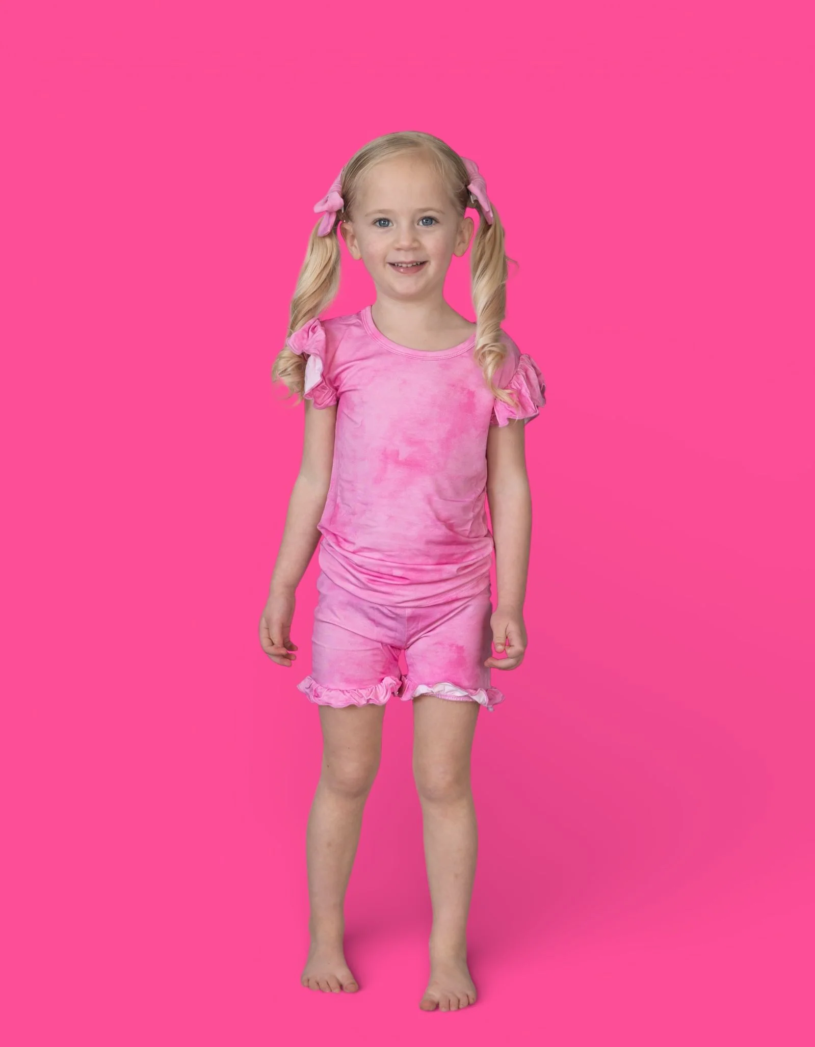 PINK DAYDREAM DREAM RUFFLE SHORT SET - Image 15