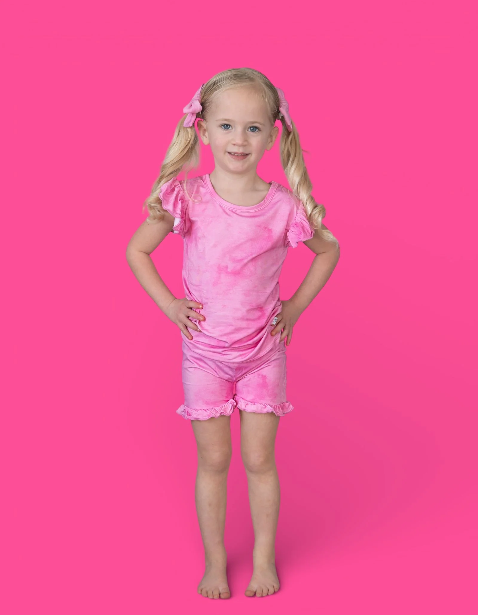 PINK DAYDREAM DREAM RUFFLE SHORT SET - Image 16