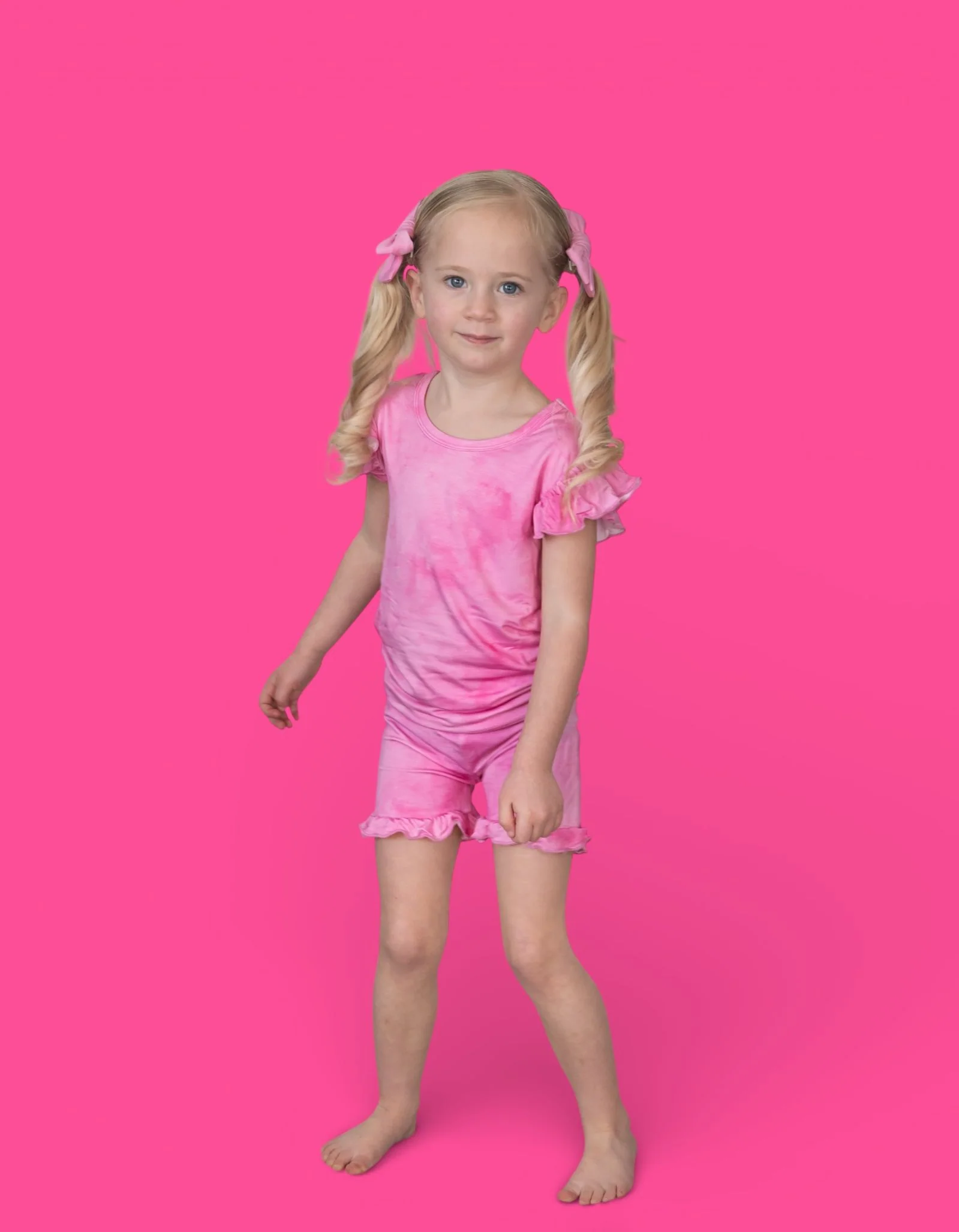 PINK DAYDREAM DREAM RUFFLE SHORT SET - Image 8