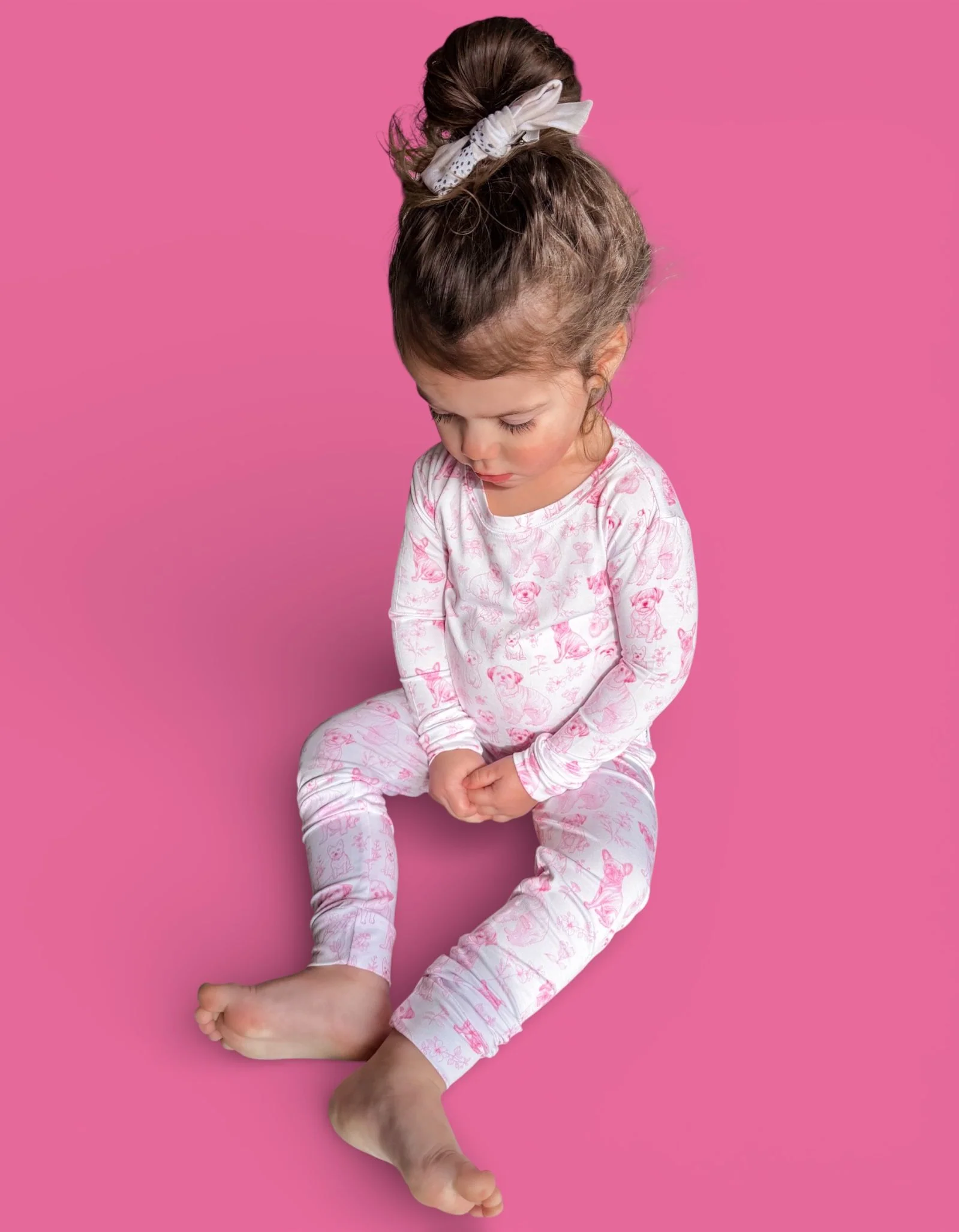 PINK PUPPY TOILE DREAM SET - Image 7