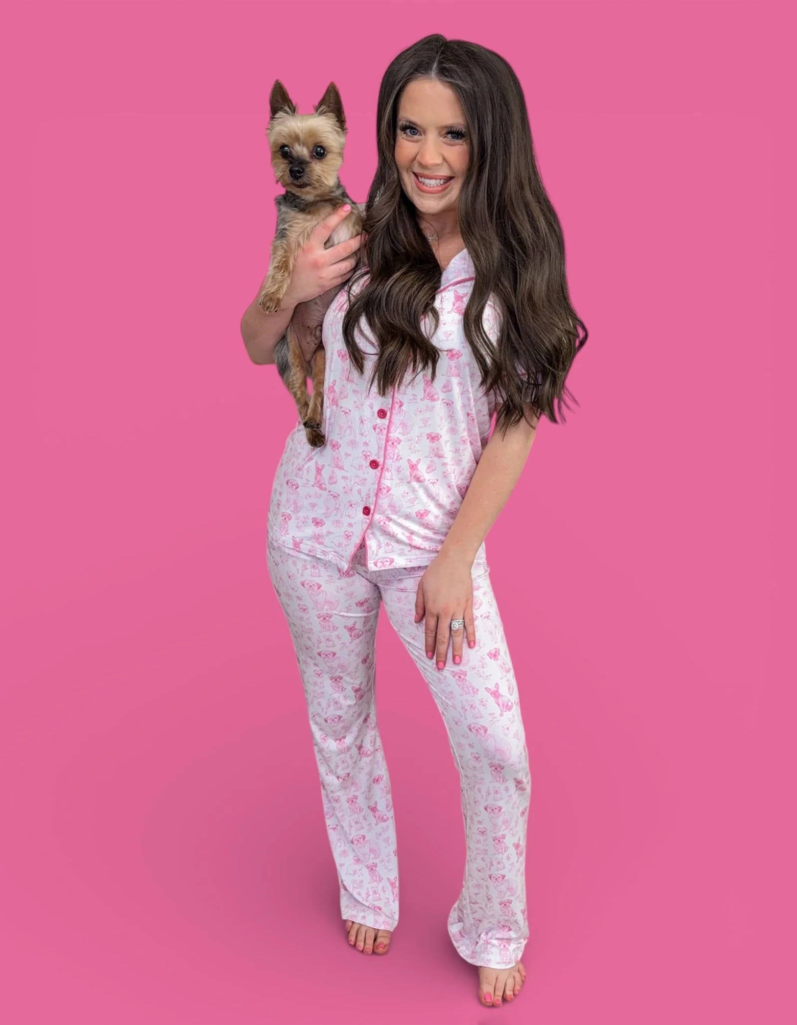 PINK PUPPY TOILE WOMEN'S DREAM FLARE SET