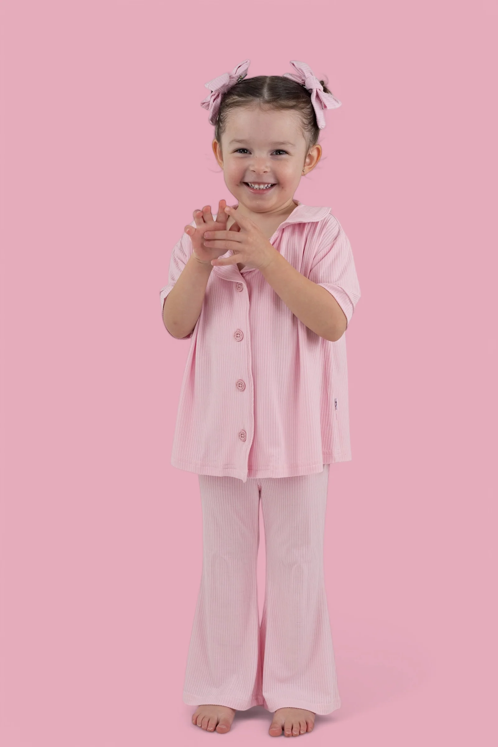 PINK ROSE DREAM GIRL'S FLARE SET - Image 8