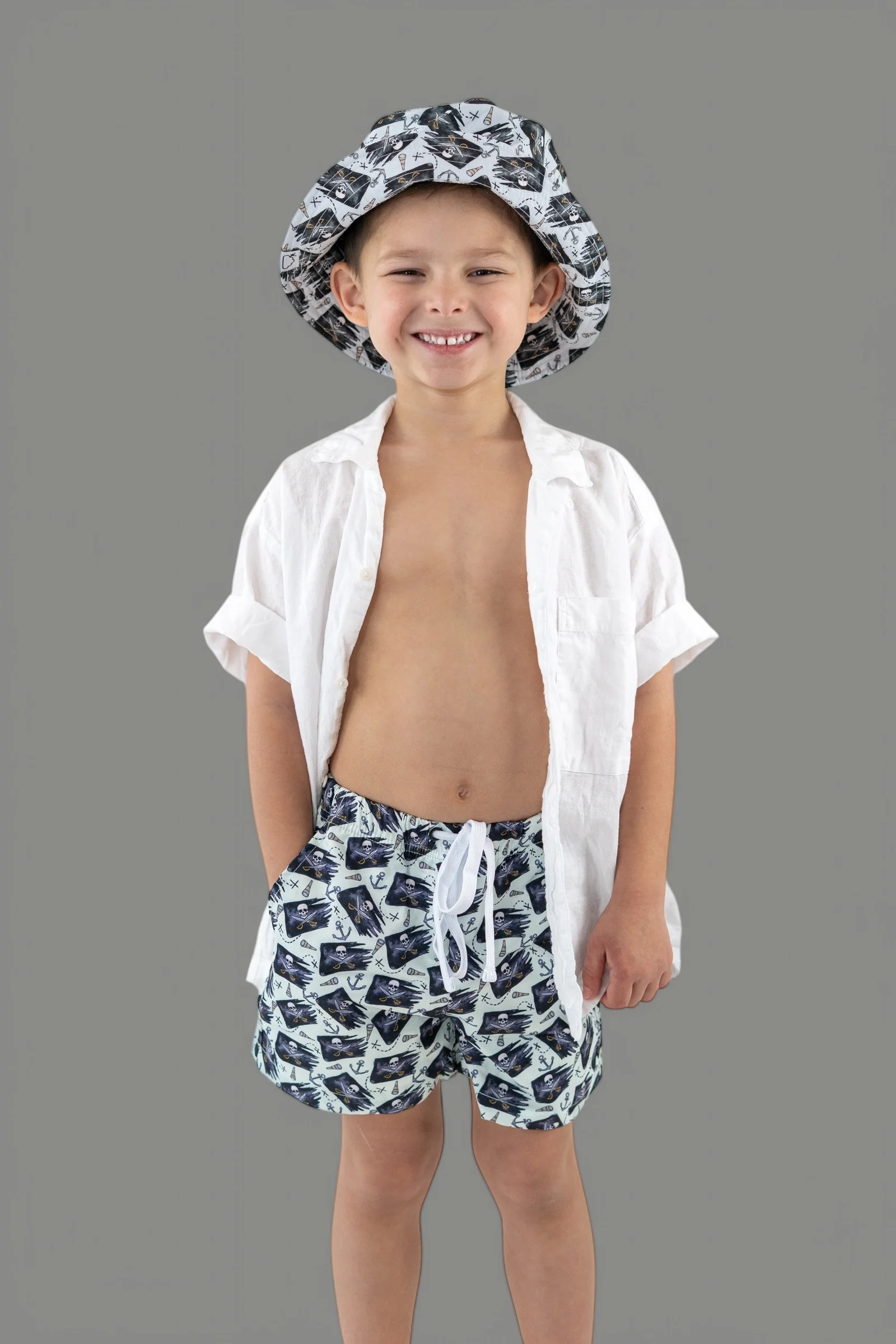 PIRATE CREW BOY'S DREAM SWIM TRUNKS - Image 6
