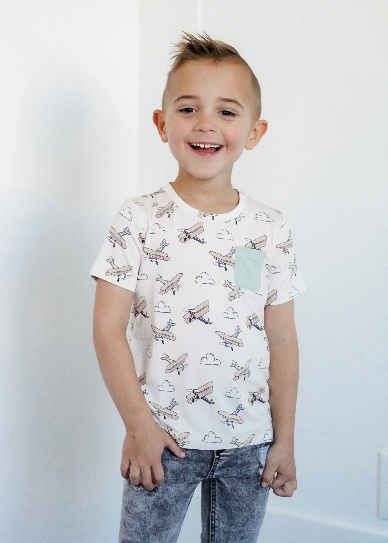 PLANE FUN DREAM POCKET TEE - Image 5