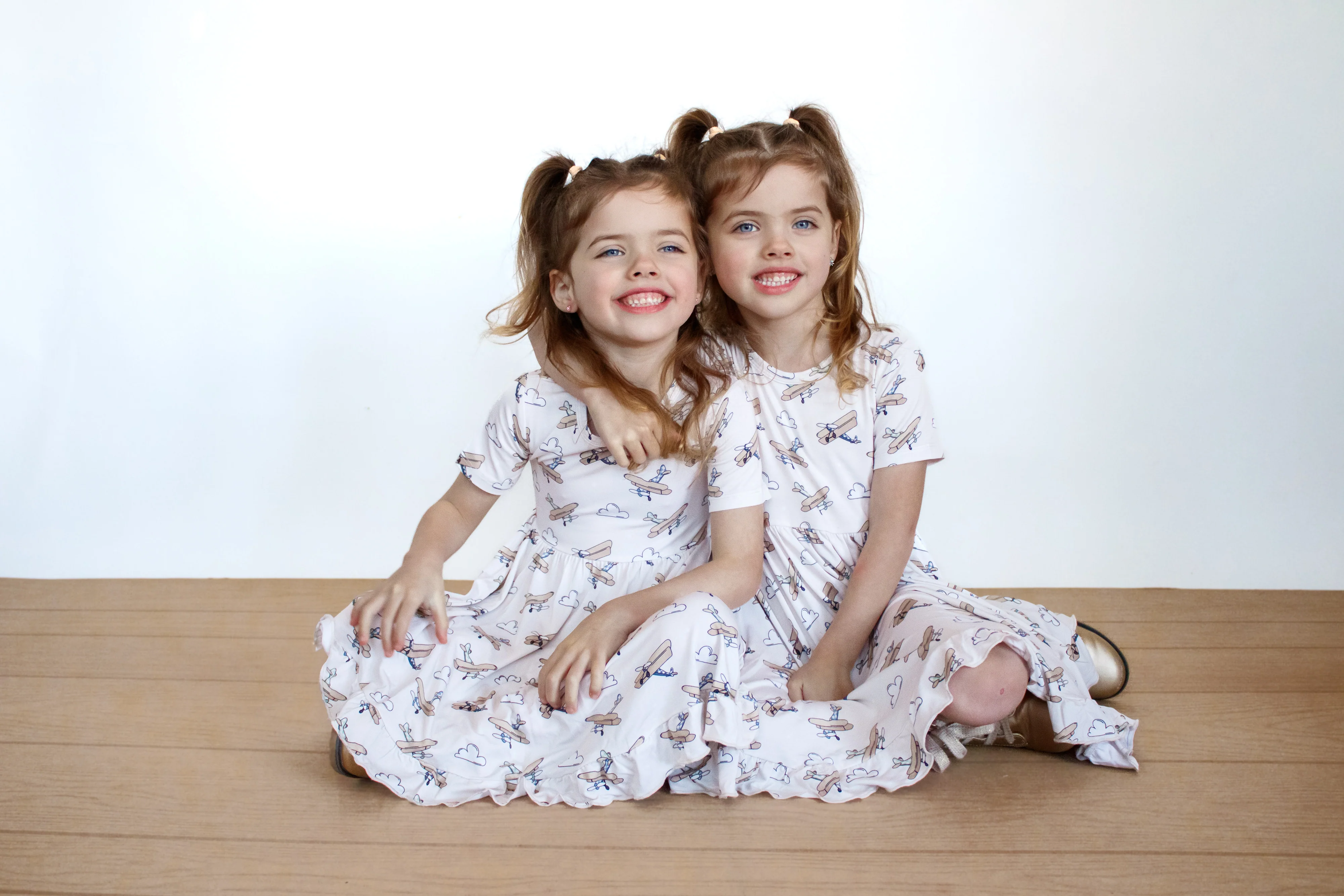 PLANE FUN DREAM RUFFLE DRESS - Image 9
