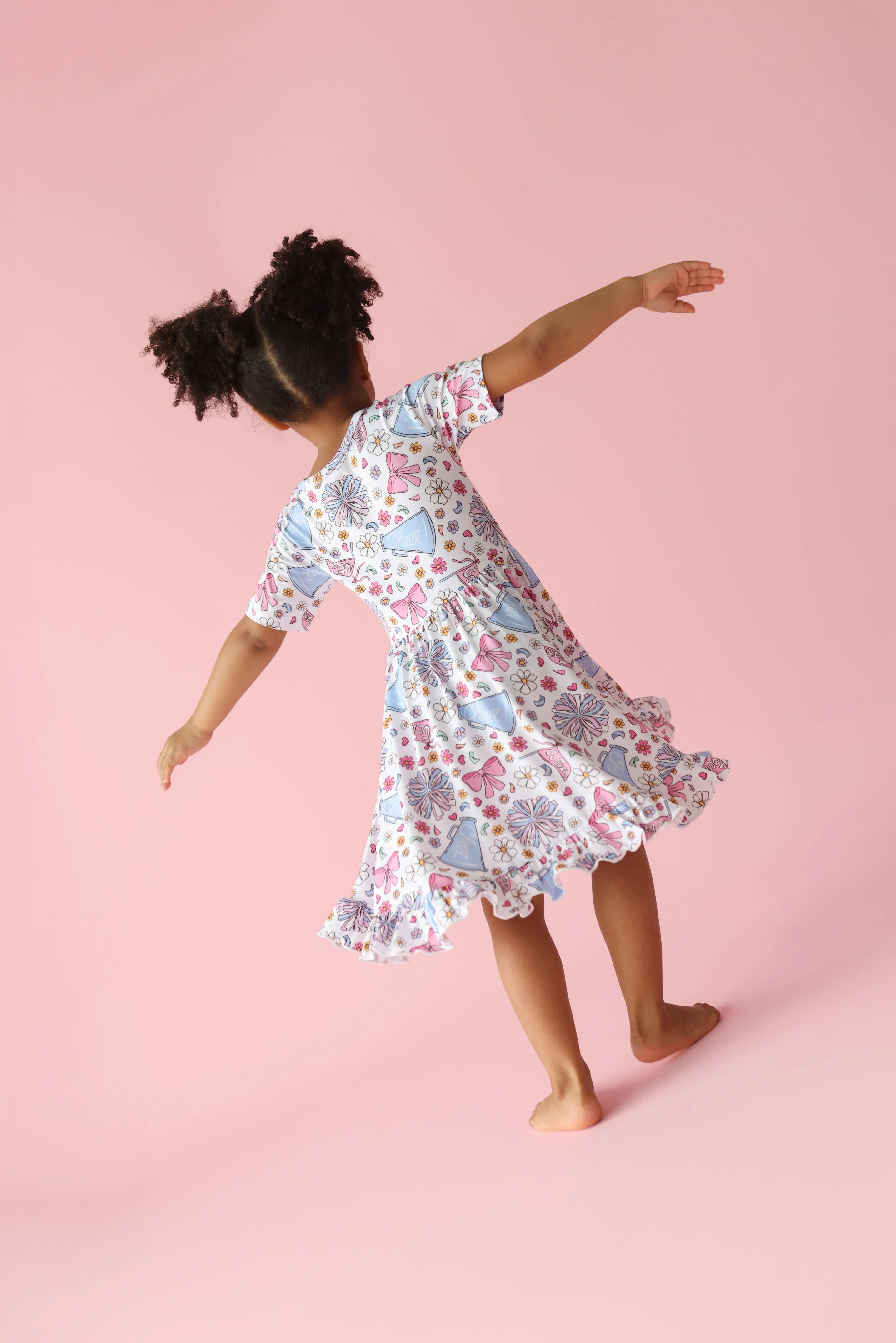 POM POWER DREAM RUFFLE DRESS