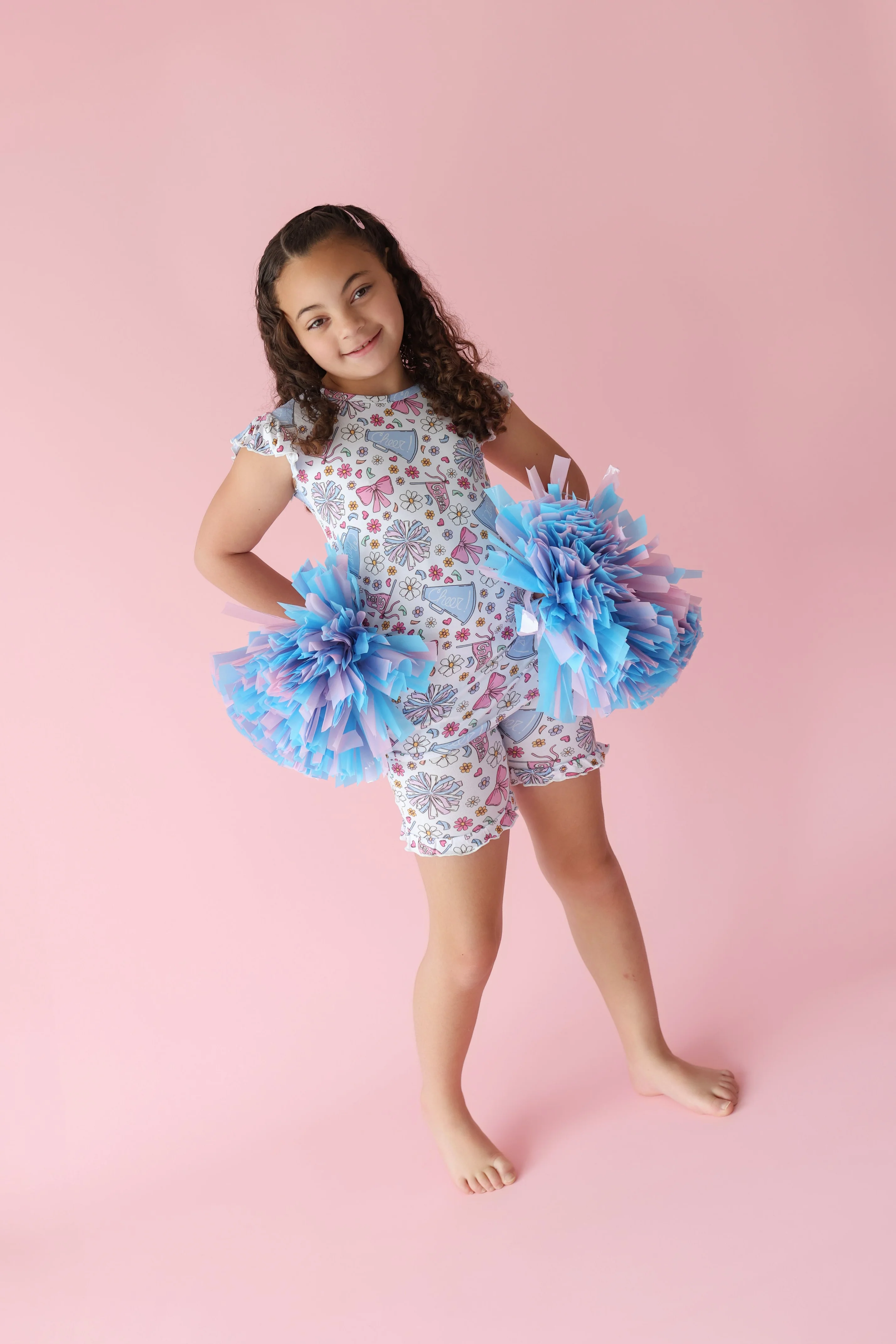POM POWER DREAM RUFFLE SHORT SET