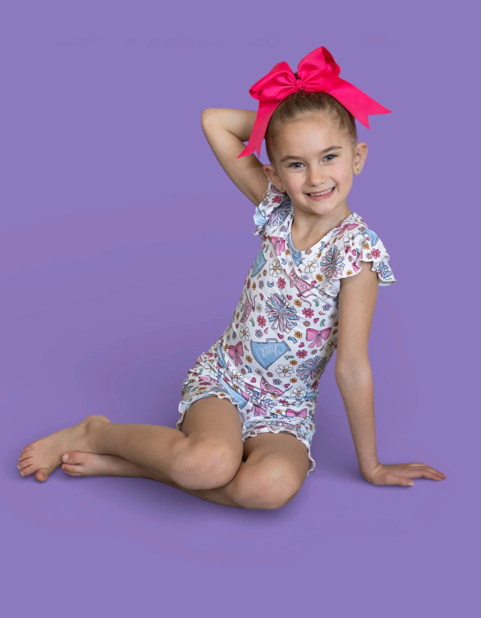 POM POWER DREAM RUFFLE SHORT SET - Image 4