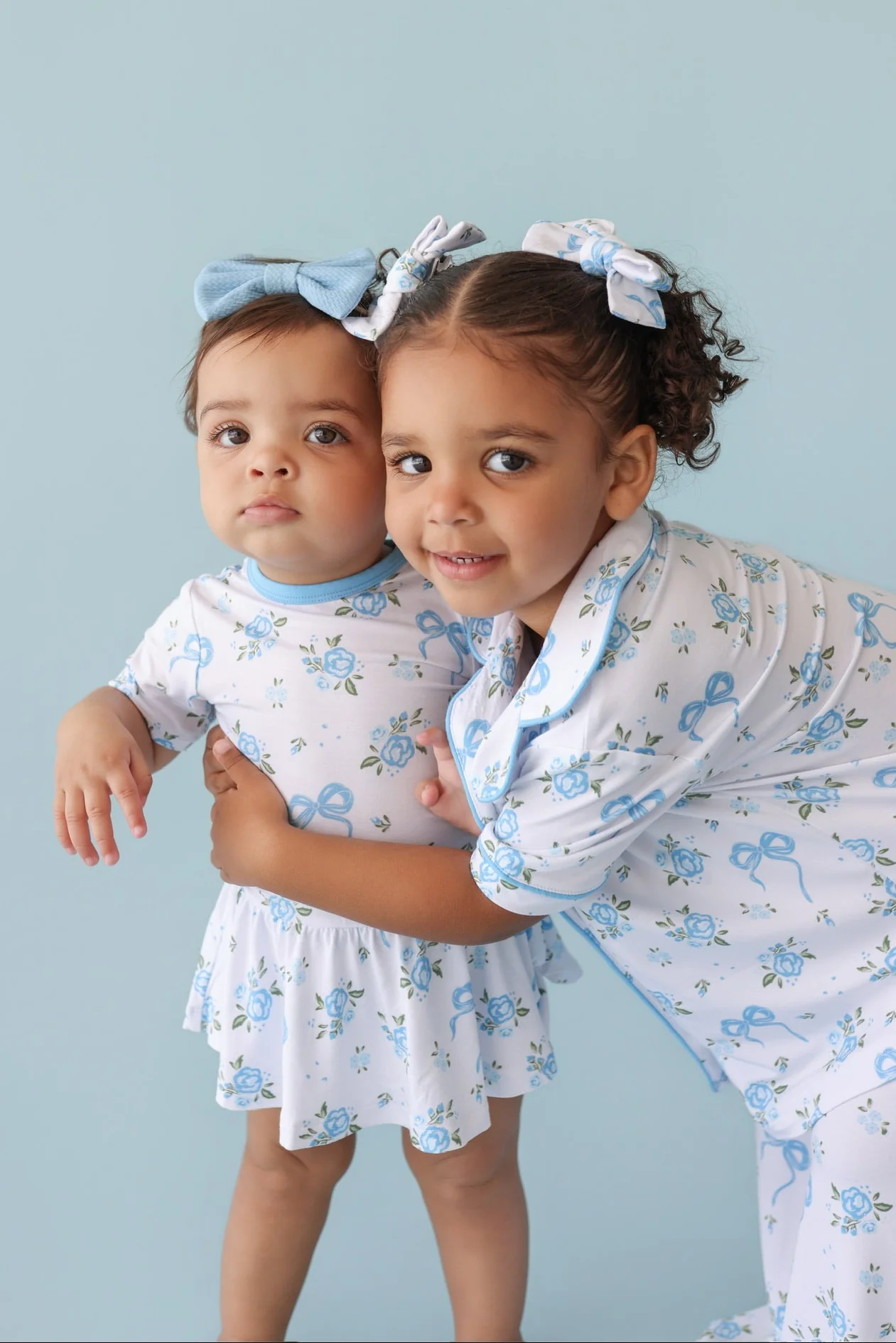 POWDER BLUE POSIE DREAM BODYSUIT DRESS - Image 9
