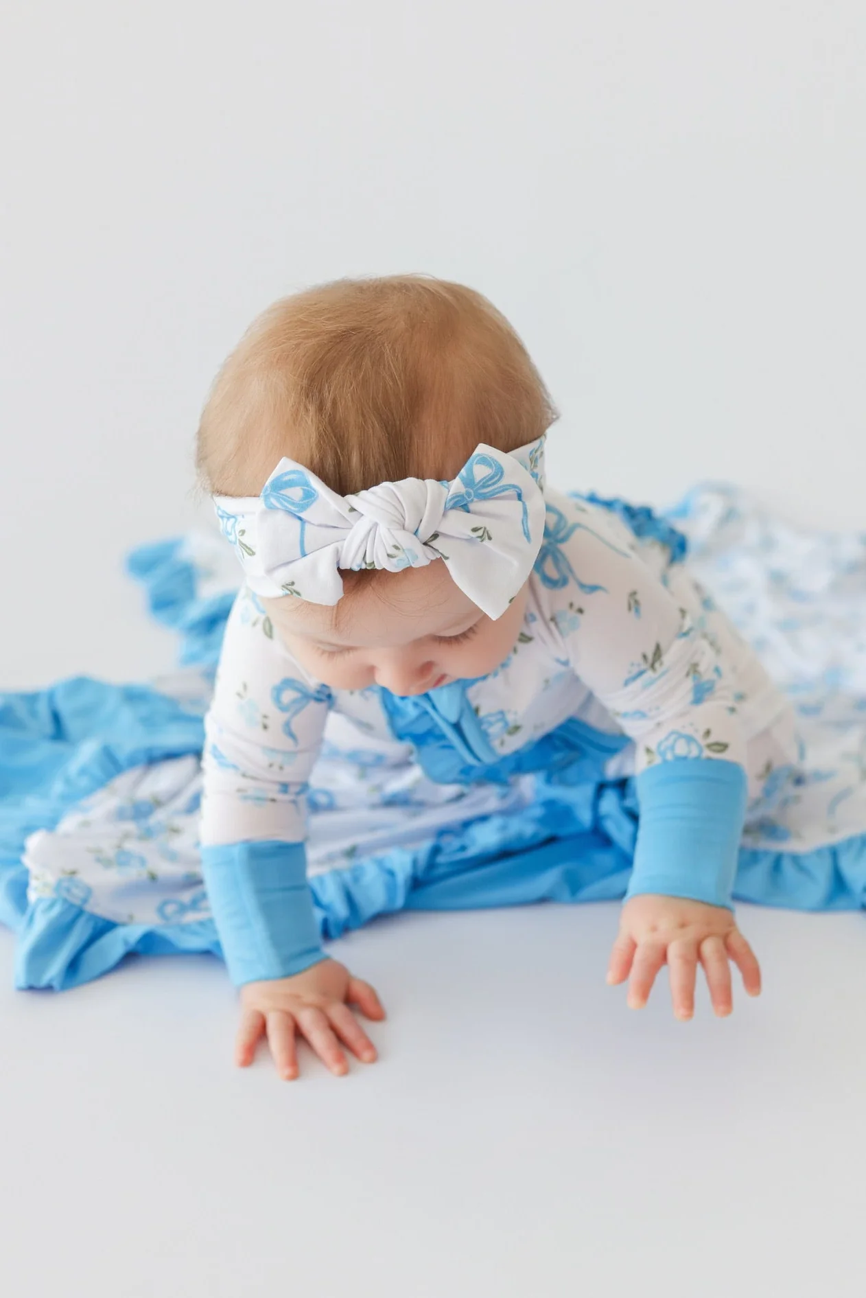 POWDER BLUE POSIE DREAM BOW