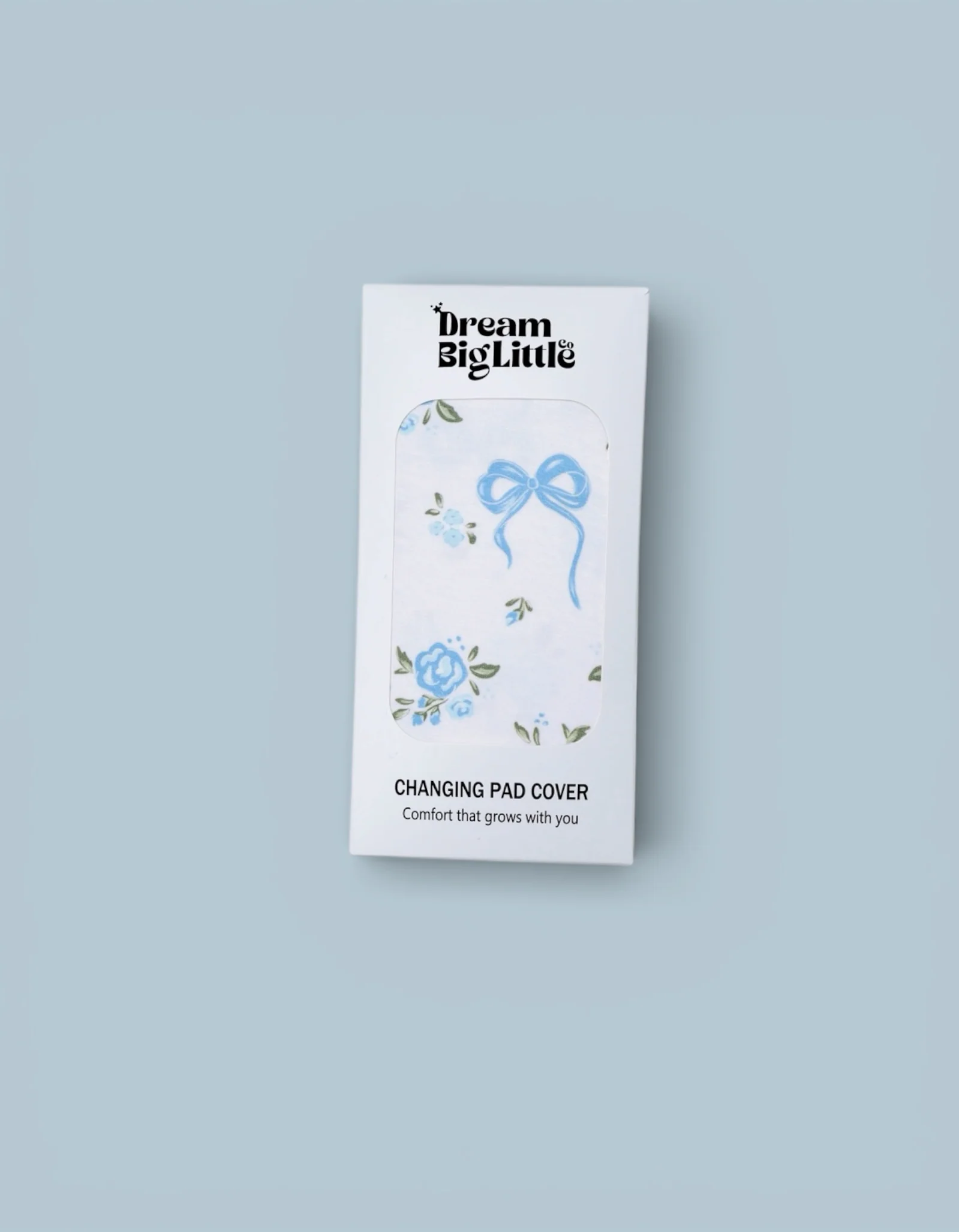 POWDER BLUE POSIE DREAM CHANGING PAD - Image 2