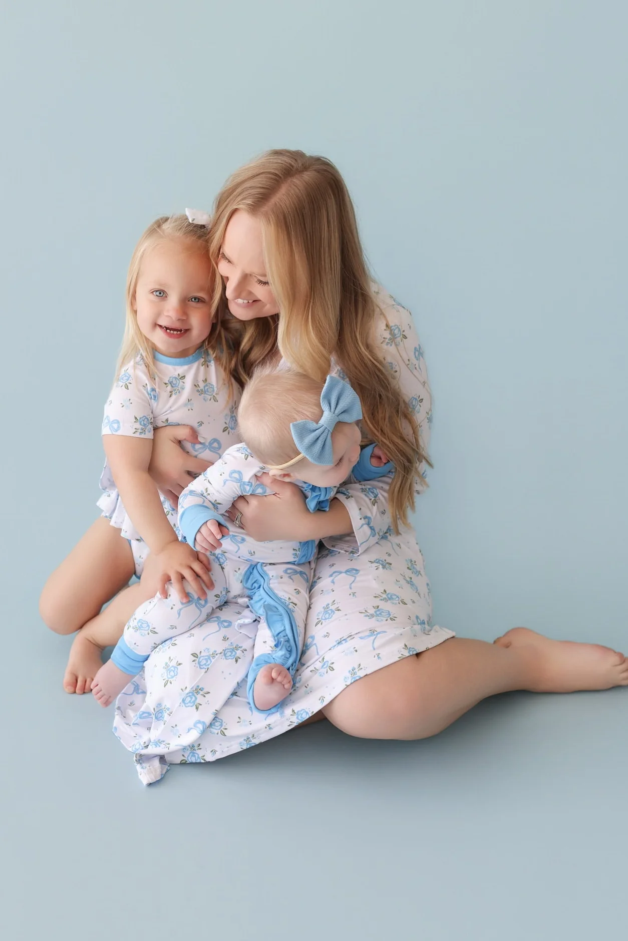 POWDER BLUE POSIE WOMEN'S DREAM ROBE - Image 11