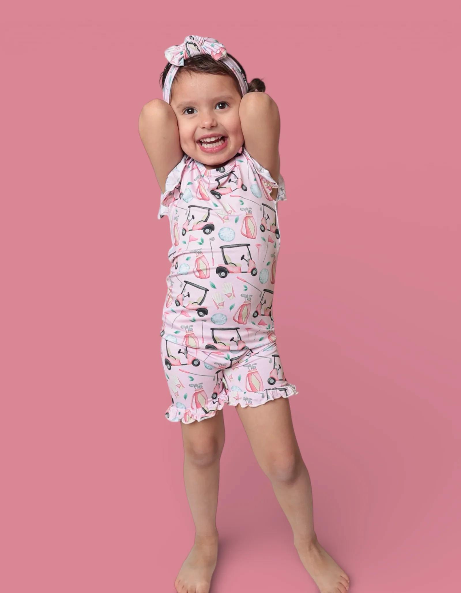 PRETTY AND PAR DREAM RUFFLE SHORT SET - Image 4