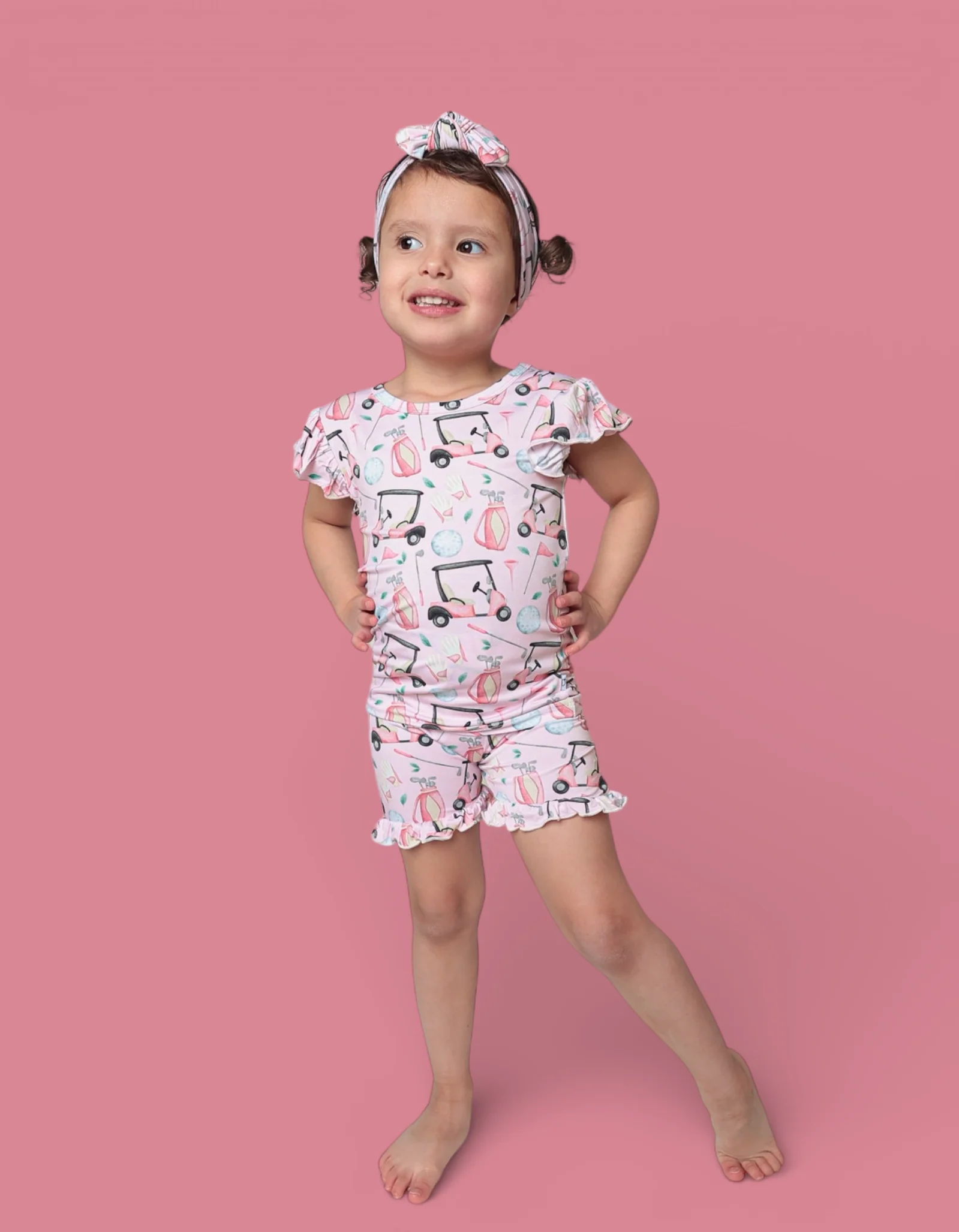 PRETTY AND PAR DREAM RUFFLE SHORT SET - Image 7