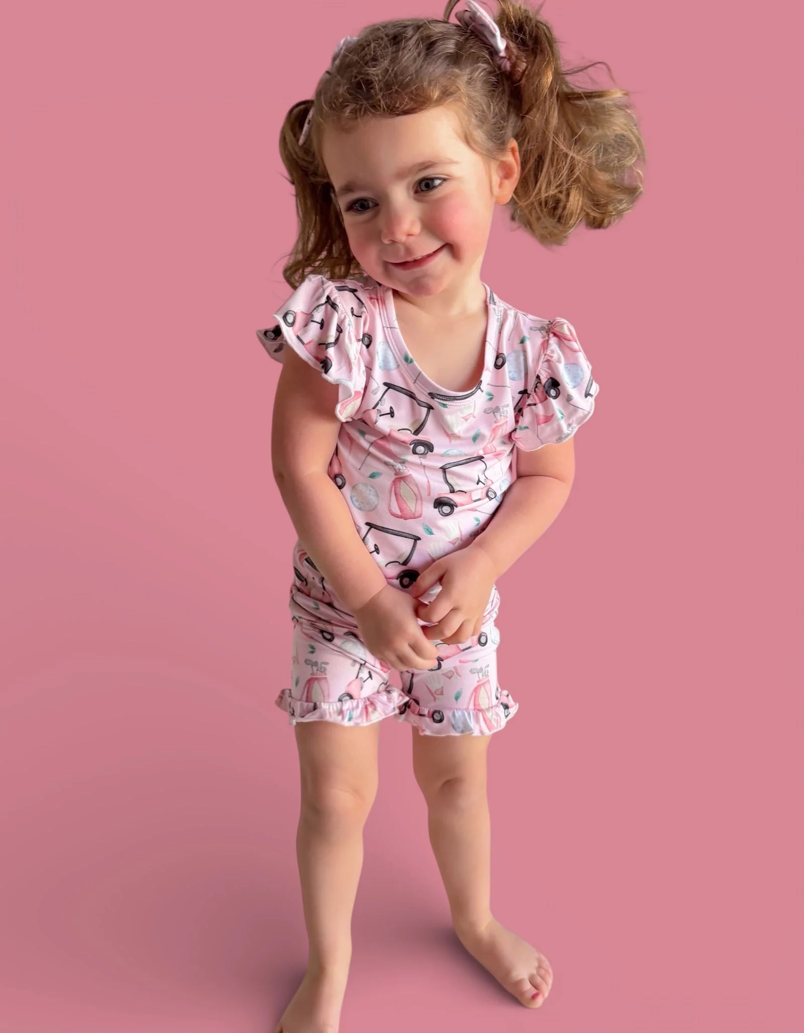 PRETTY AND PAR DREAM RUFFLE SHORT SET - Image 8