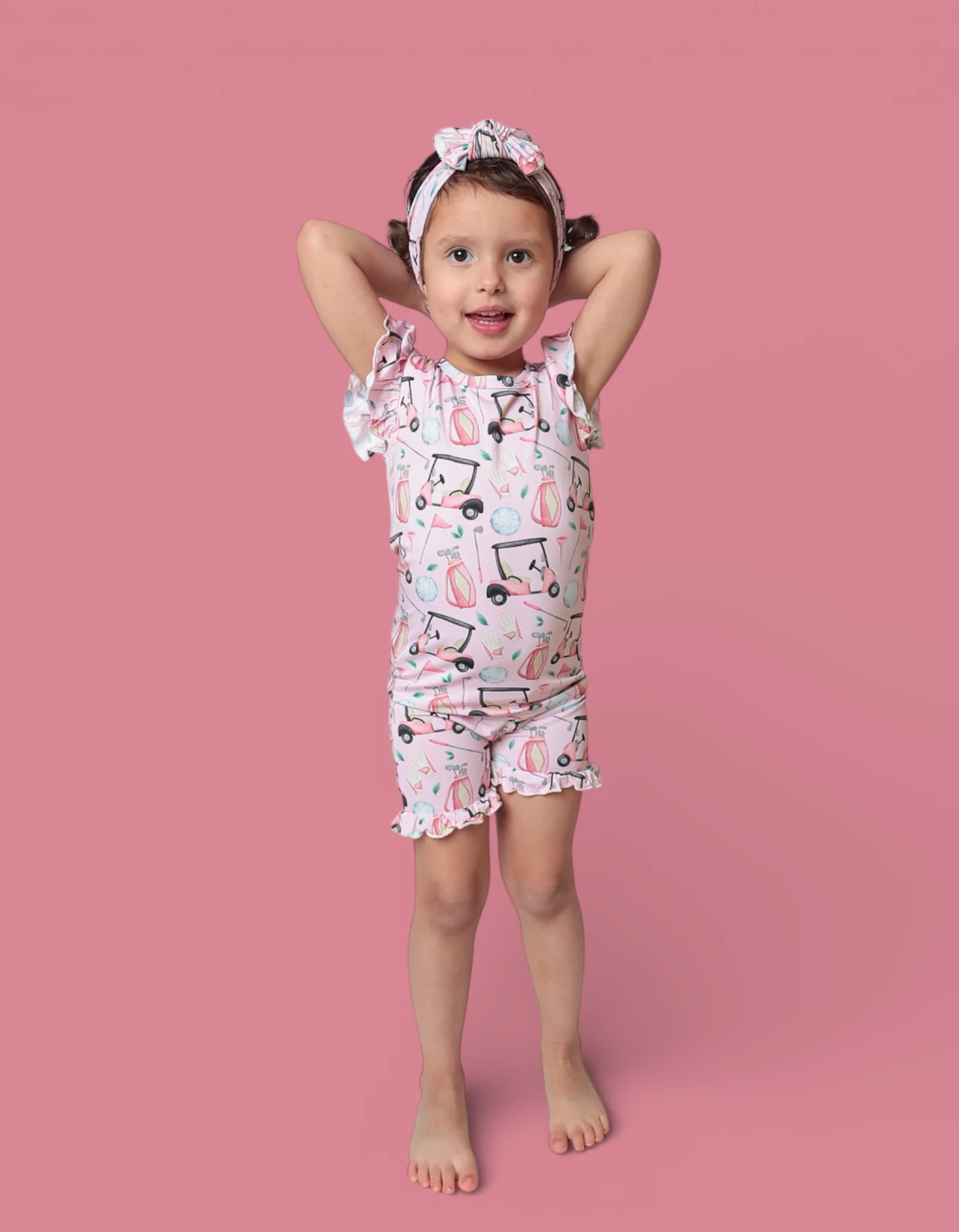 PRETTY AND PAR DREAM RUFFLE SHORT SET - Image 9