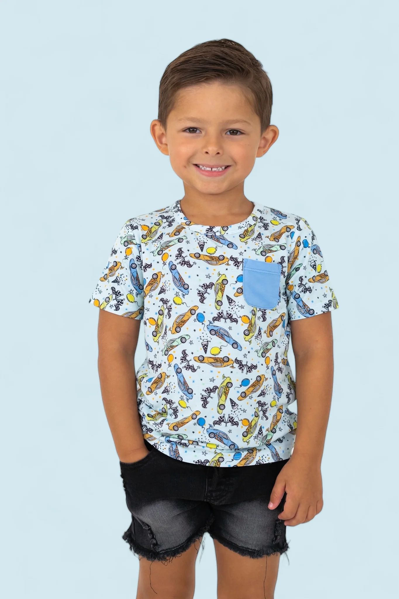 RACING TO MY BIRTHDAY DREAM POCKET TEE - Image 2