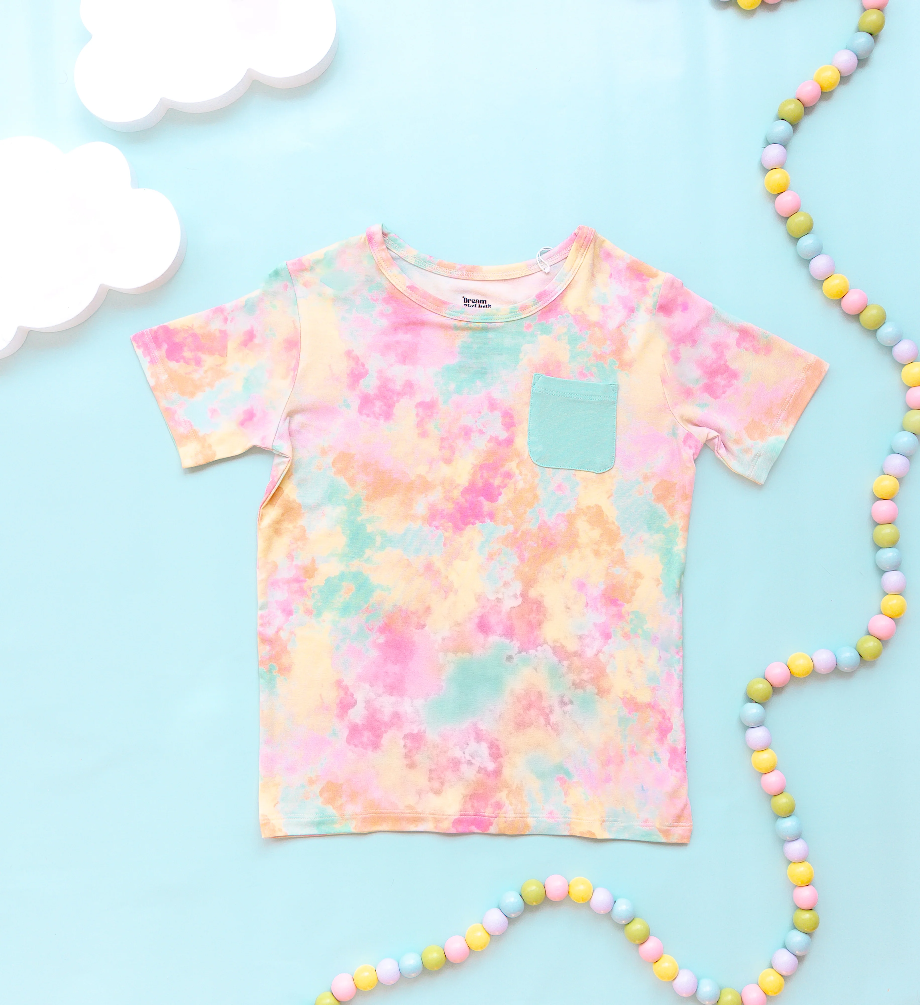 RAINBOW CLOUDS DREAM POCKET TEE - Image 3