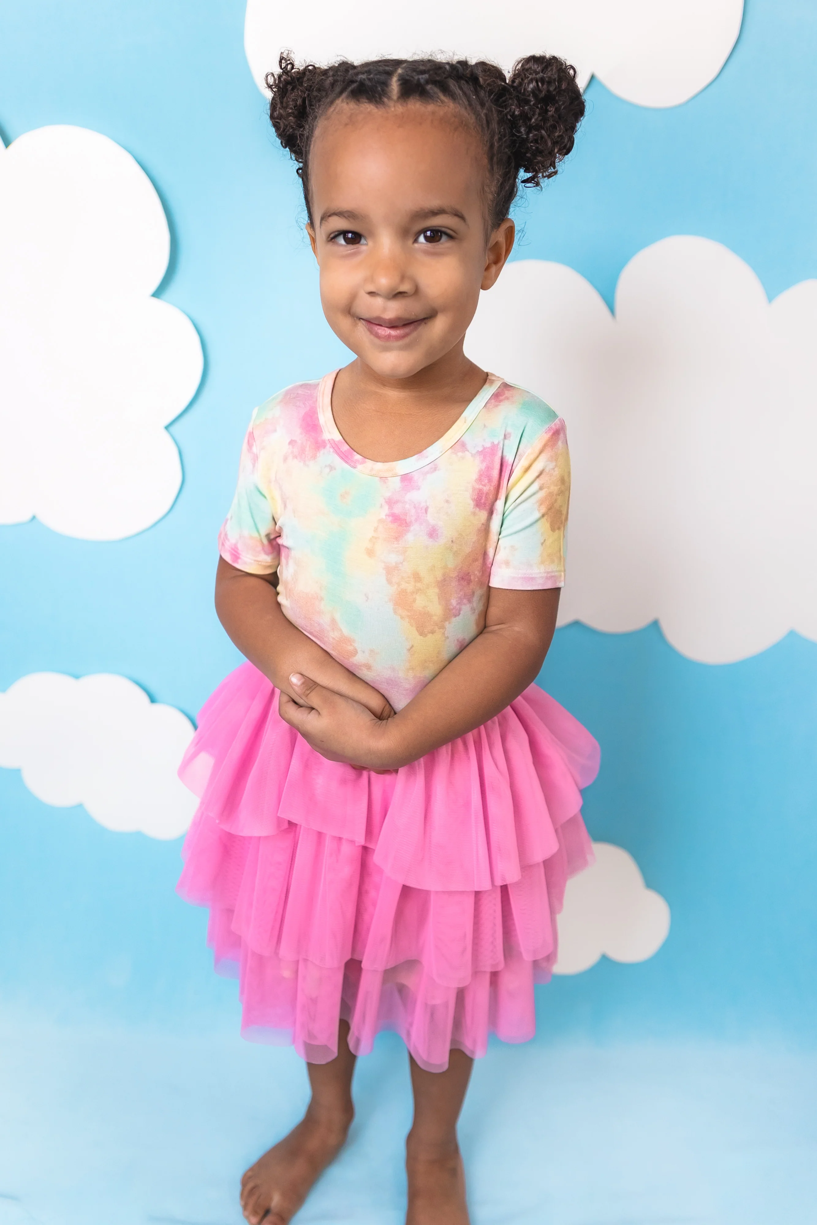 RAINBOW CLOUDS DREAM TUTU DRESS - Image 10
